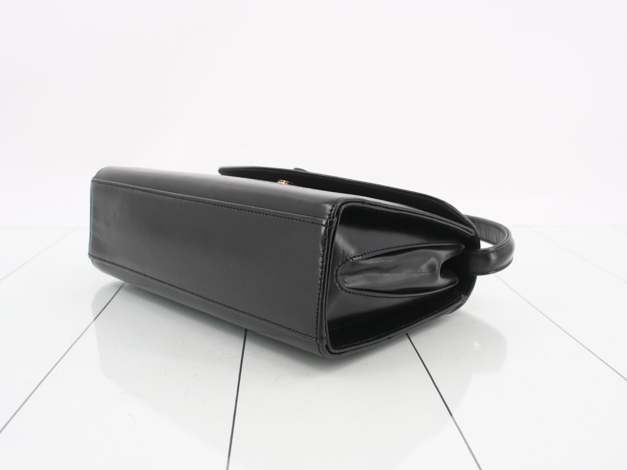 Handbag, leather, black — view 6