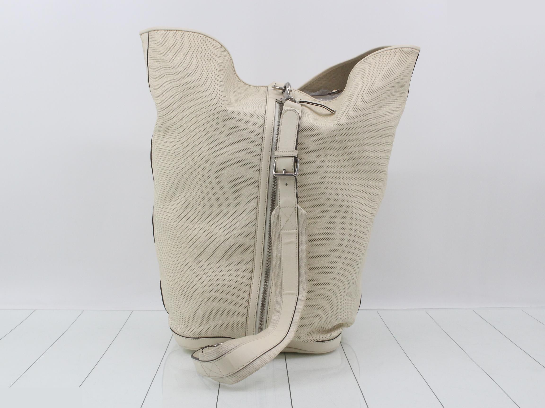 Perforated Leather 2-Way Shoulder Bag — view 2