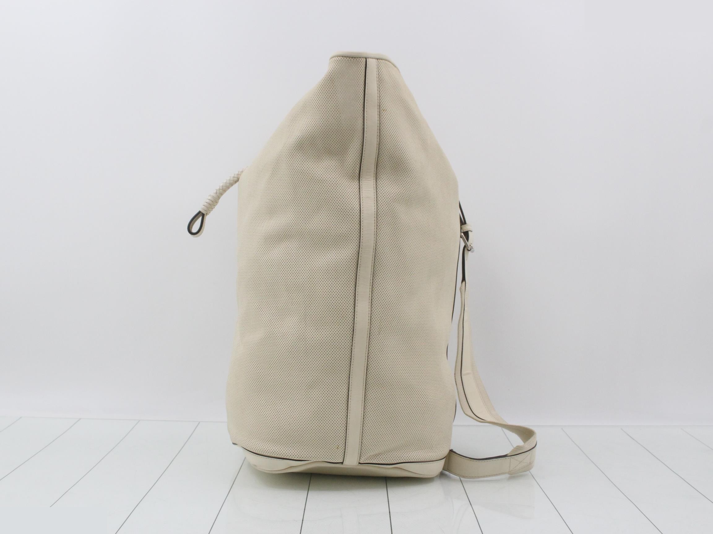Perforated Leather 2-Way Shoulder Bag — view 3