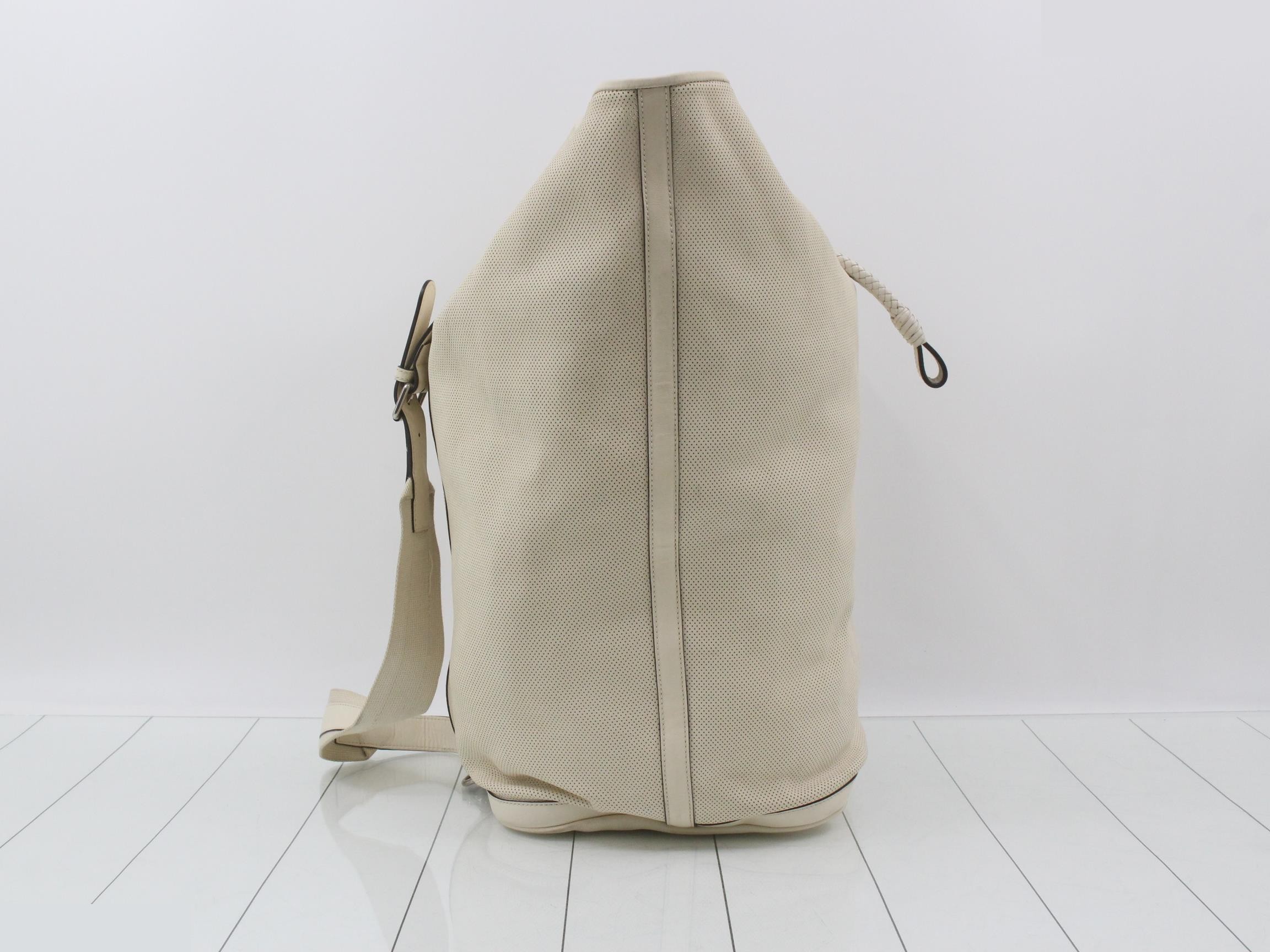Perforated Leather 2-Way Shoulder Bag — view 4