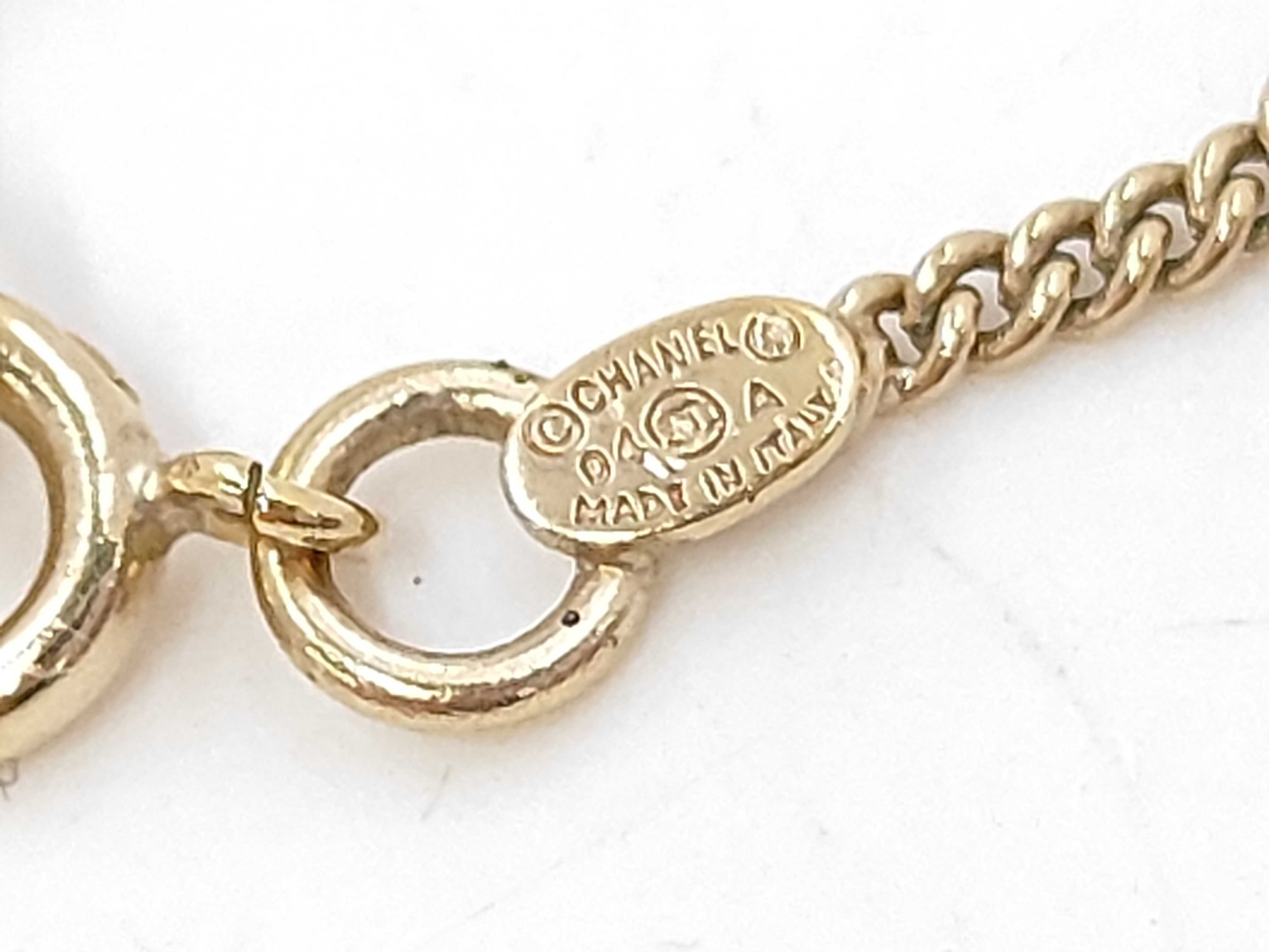 Coco Mark Pearl Necklace 04A GP Gold Accessories: Box Necklace — view 4