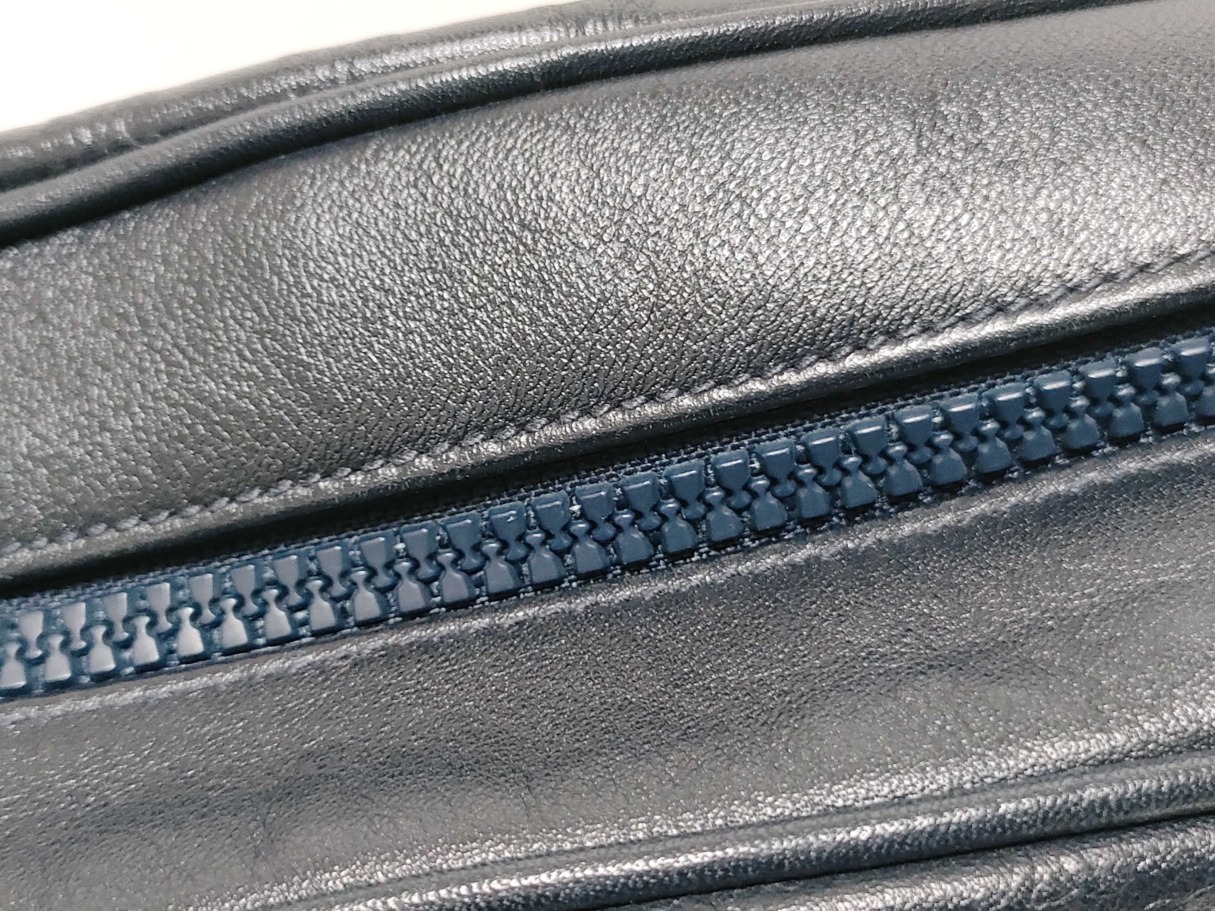 Macadam Shoulder Bag, Navy — view 6