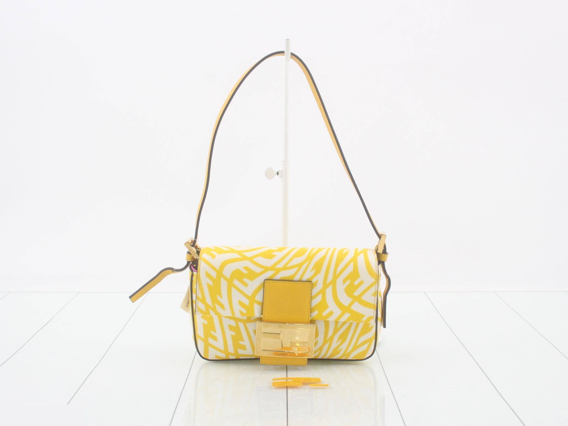 FF Vertigo Baguette 1997 One-Shoulder Bag, Yellow