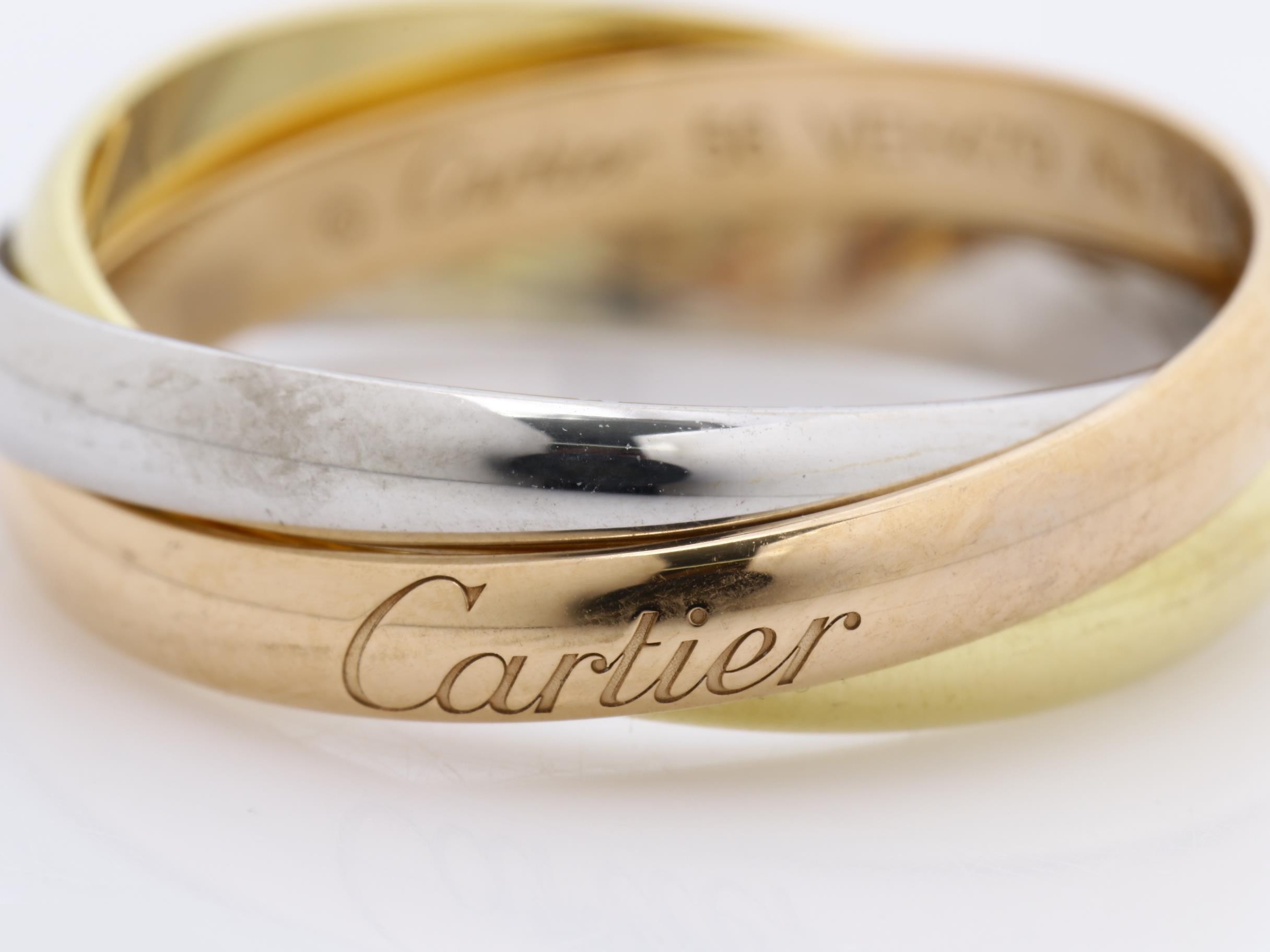 Au750 Trinity Ring 56 5.9g — view 2