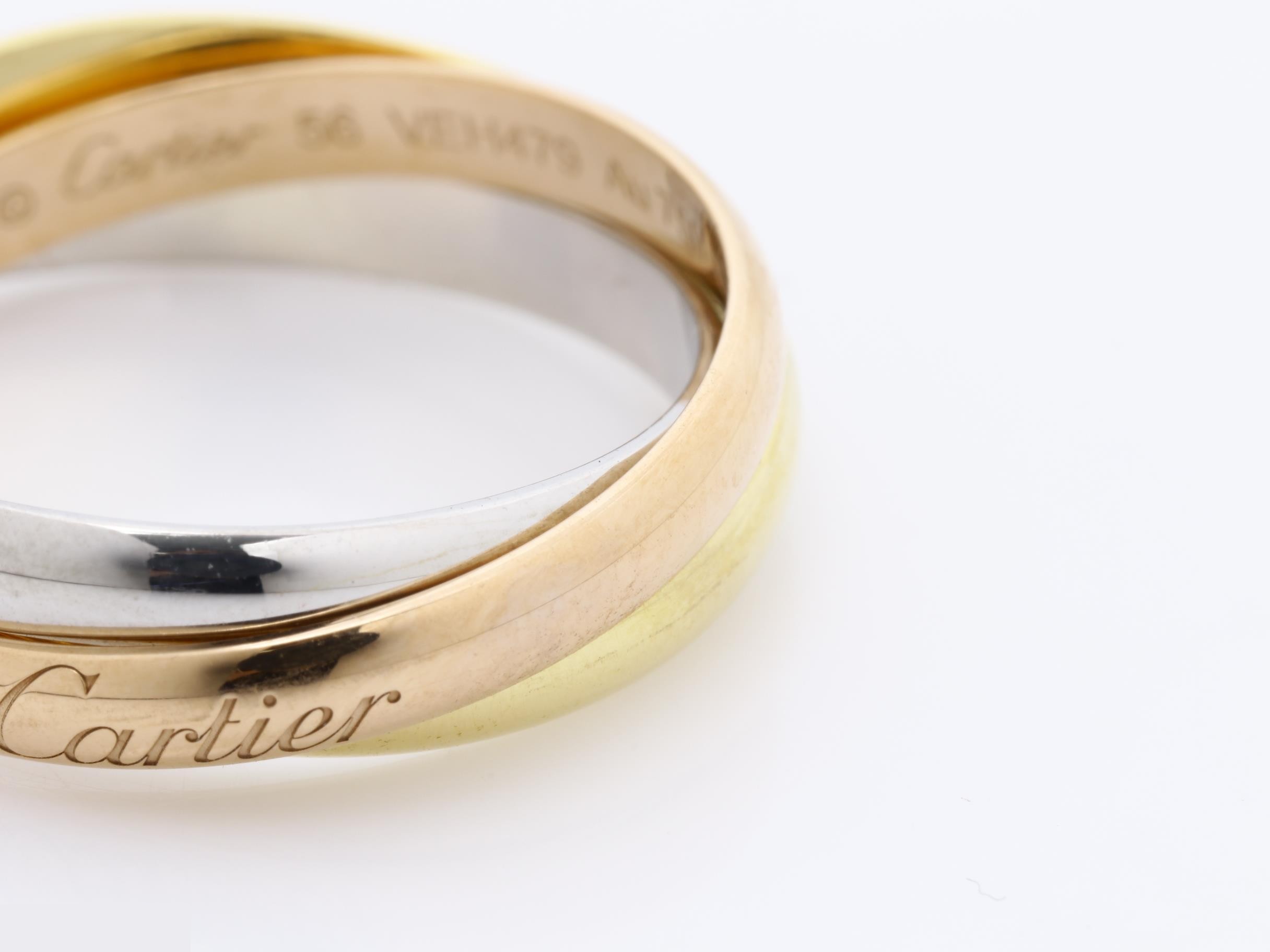 Au750 Trinity Ring 56 5.9g — view 3