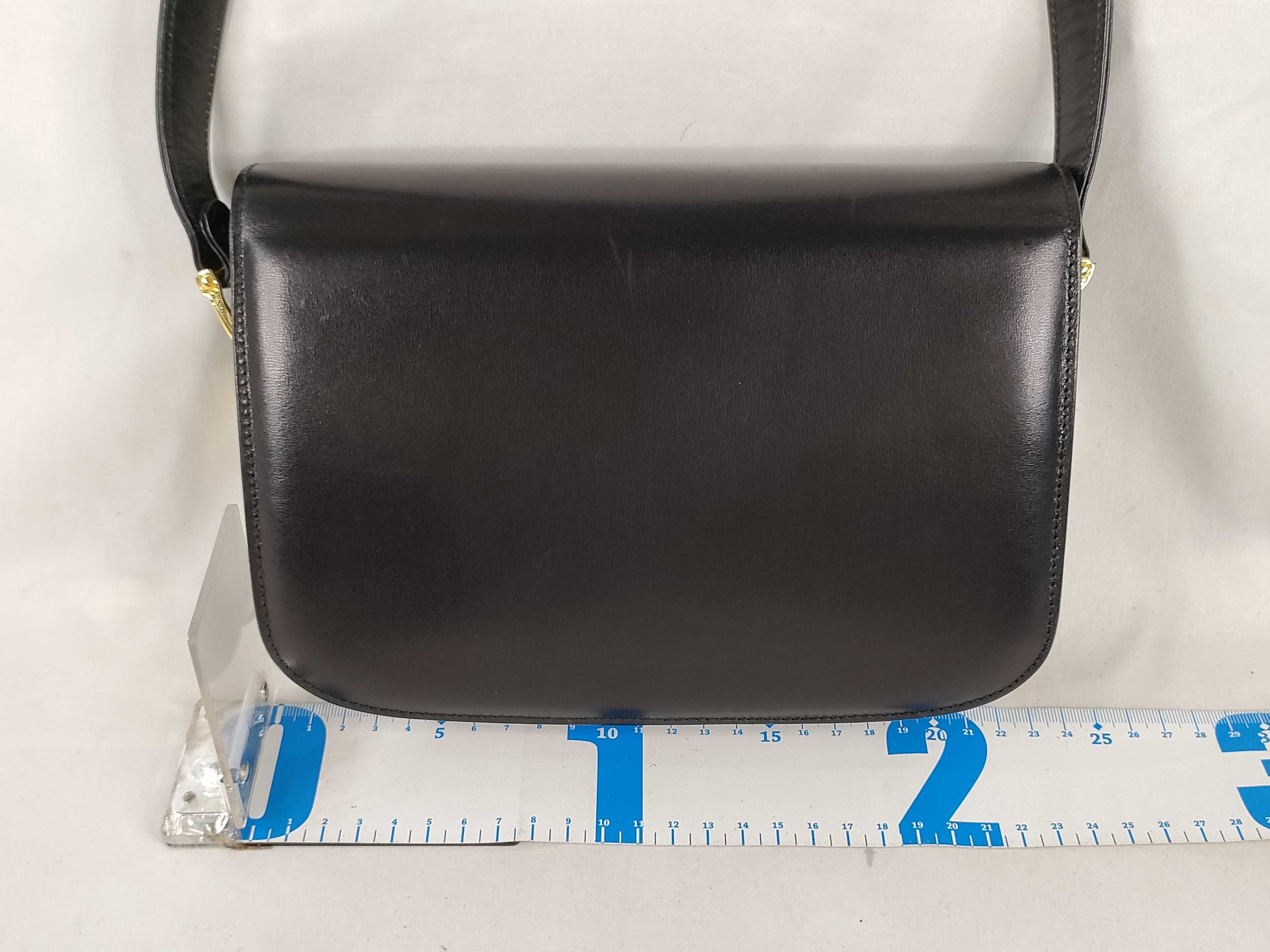Leather Carriage Hardware Shoulder Bag — view 2