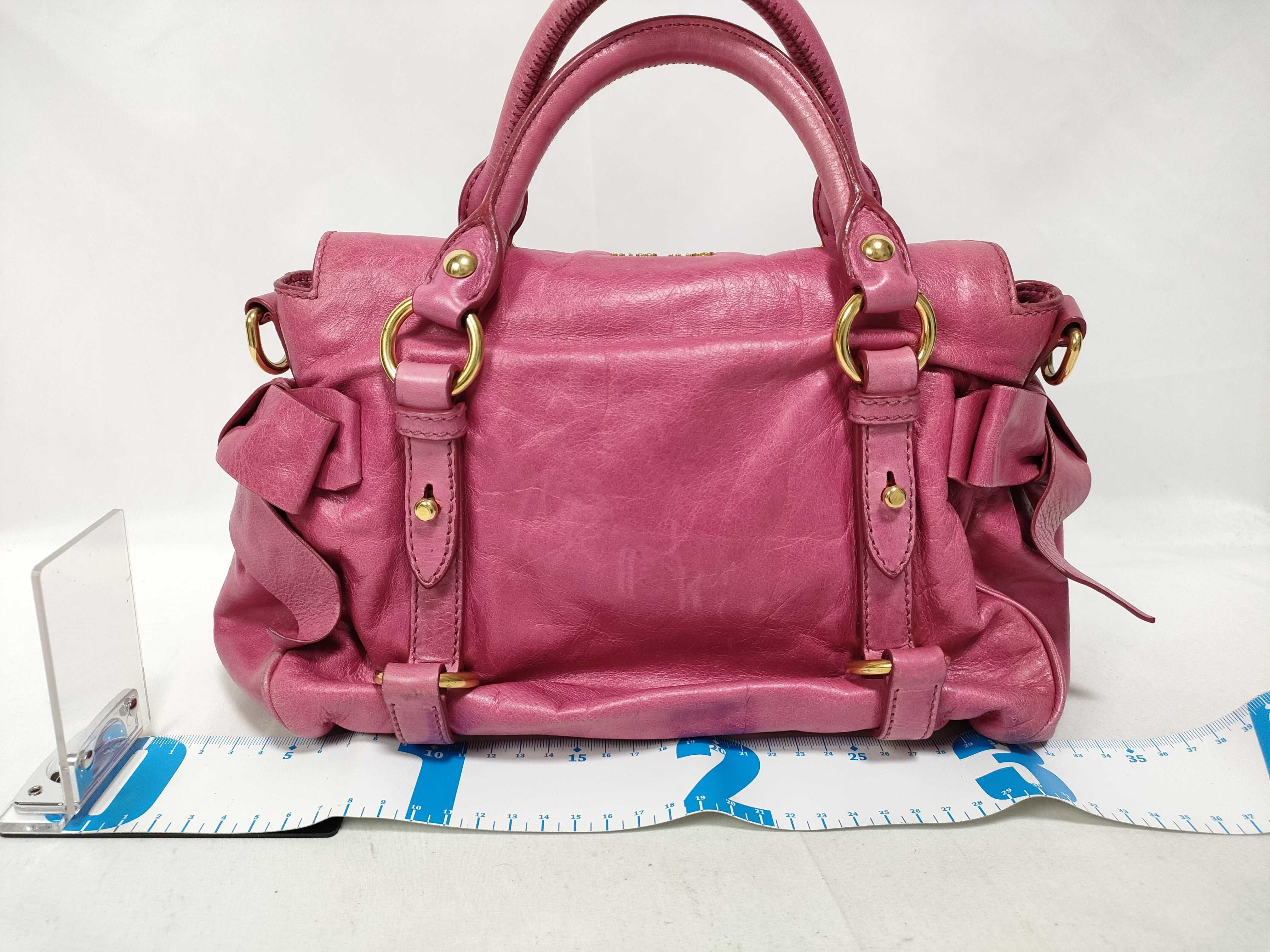 Vitello Handbag Shoulder Bag Pink Handbag — view 2