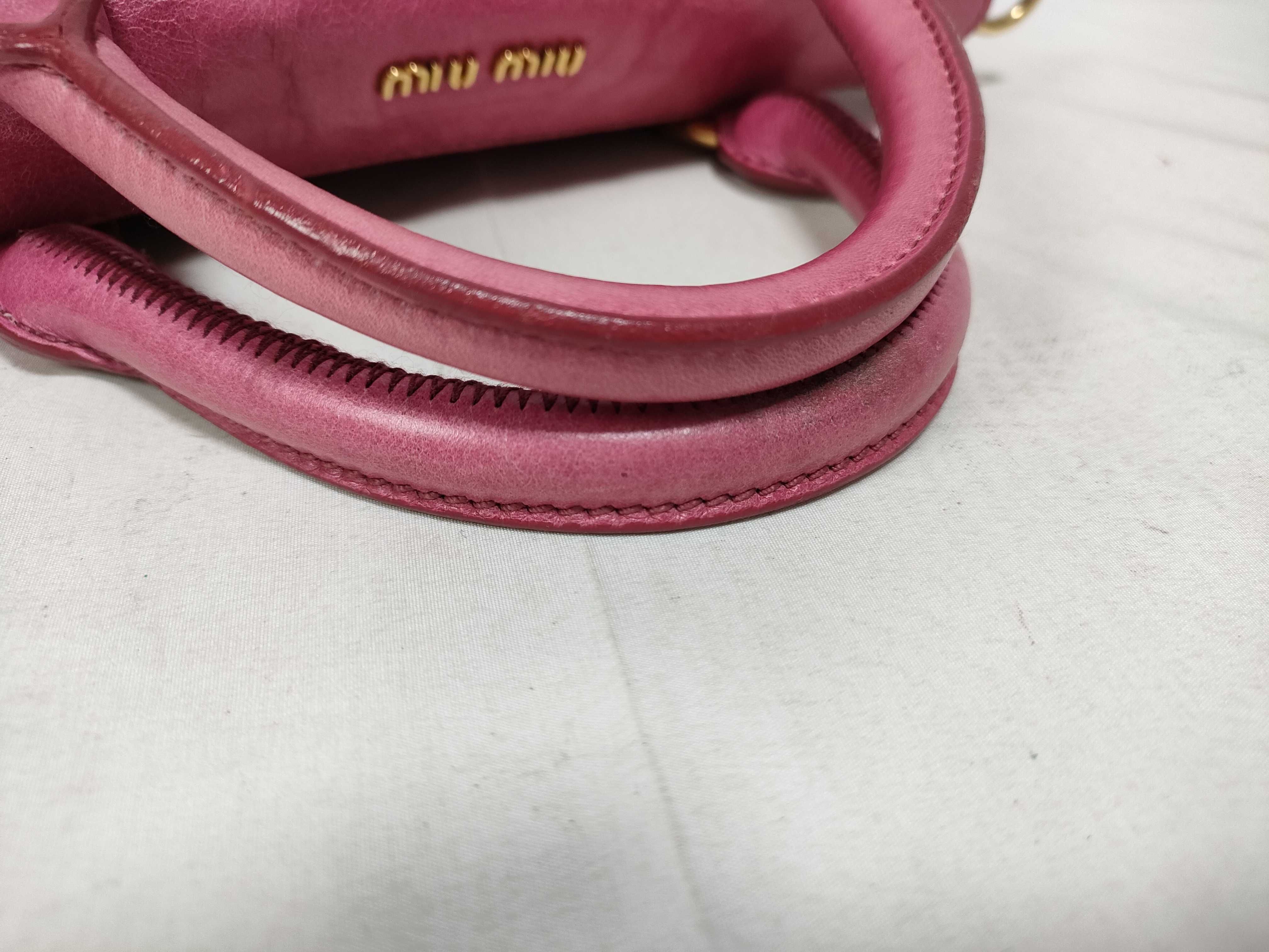 Vitello Handbag Shoulder Bag Pink Handbag — view 8