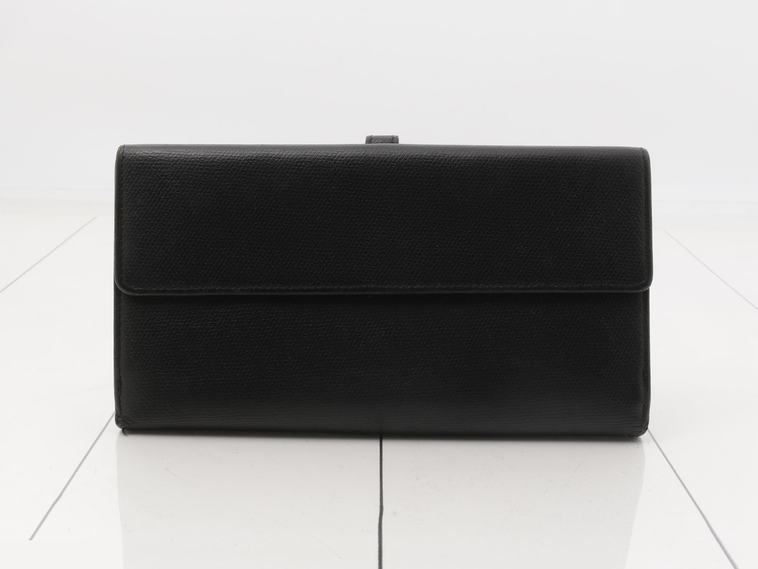 Coco Button Leather Long Wallet, with sticker, item number 8 — view 2