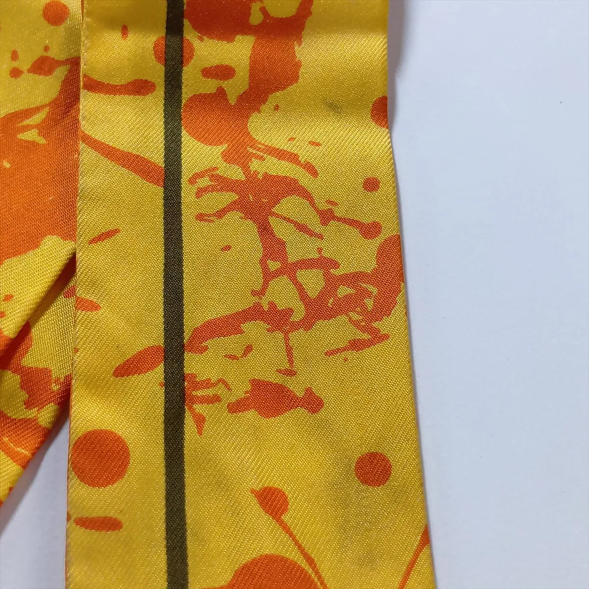 Twilly Cheval Surprise scarf, silk, orange, with — view 7