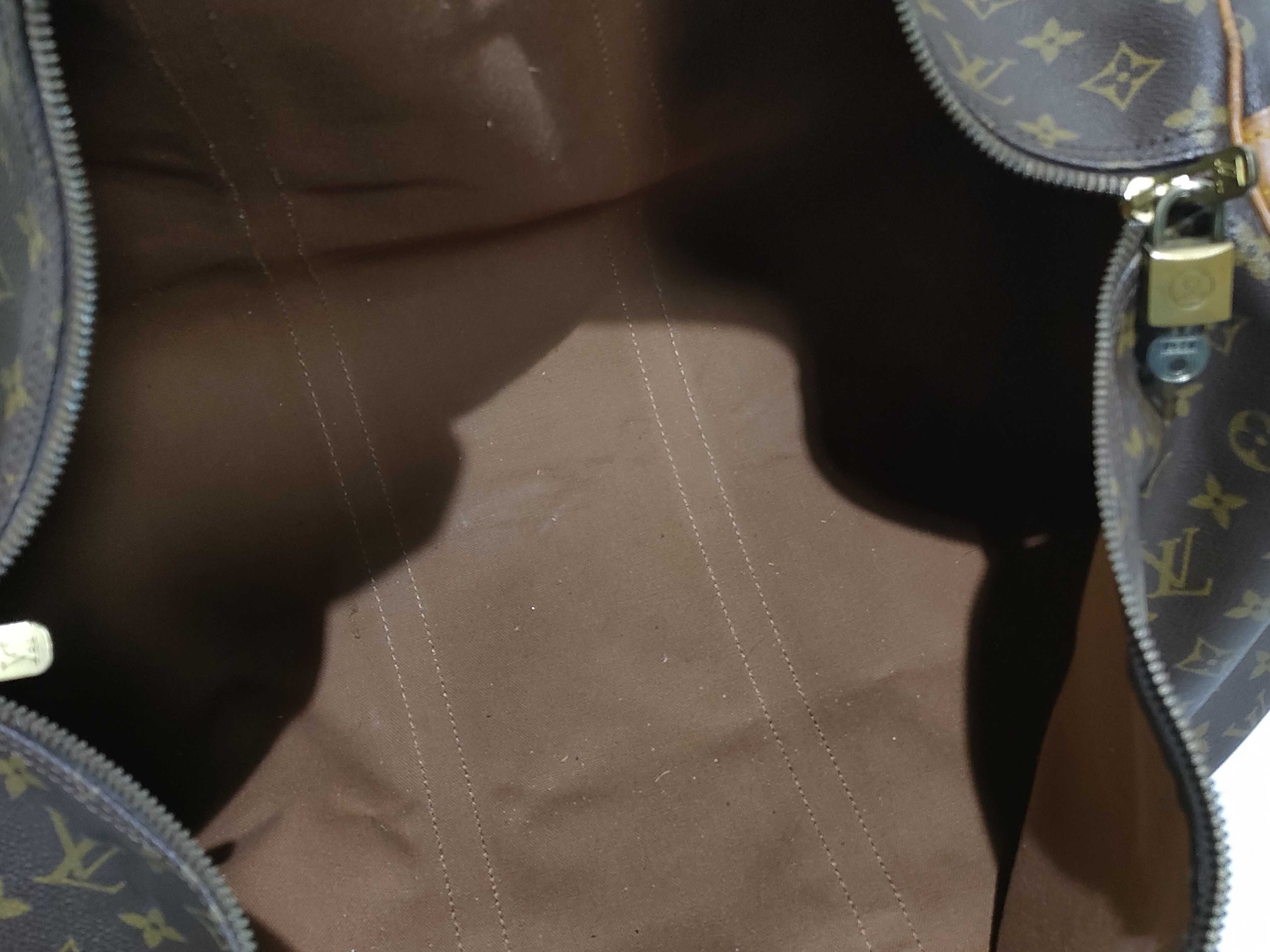 Monogram LV Monogram Keepall 60 Boston Bag — view 9