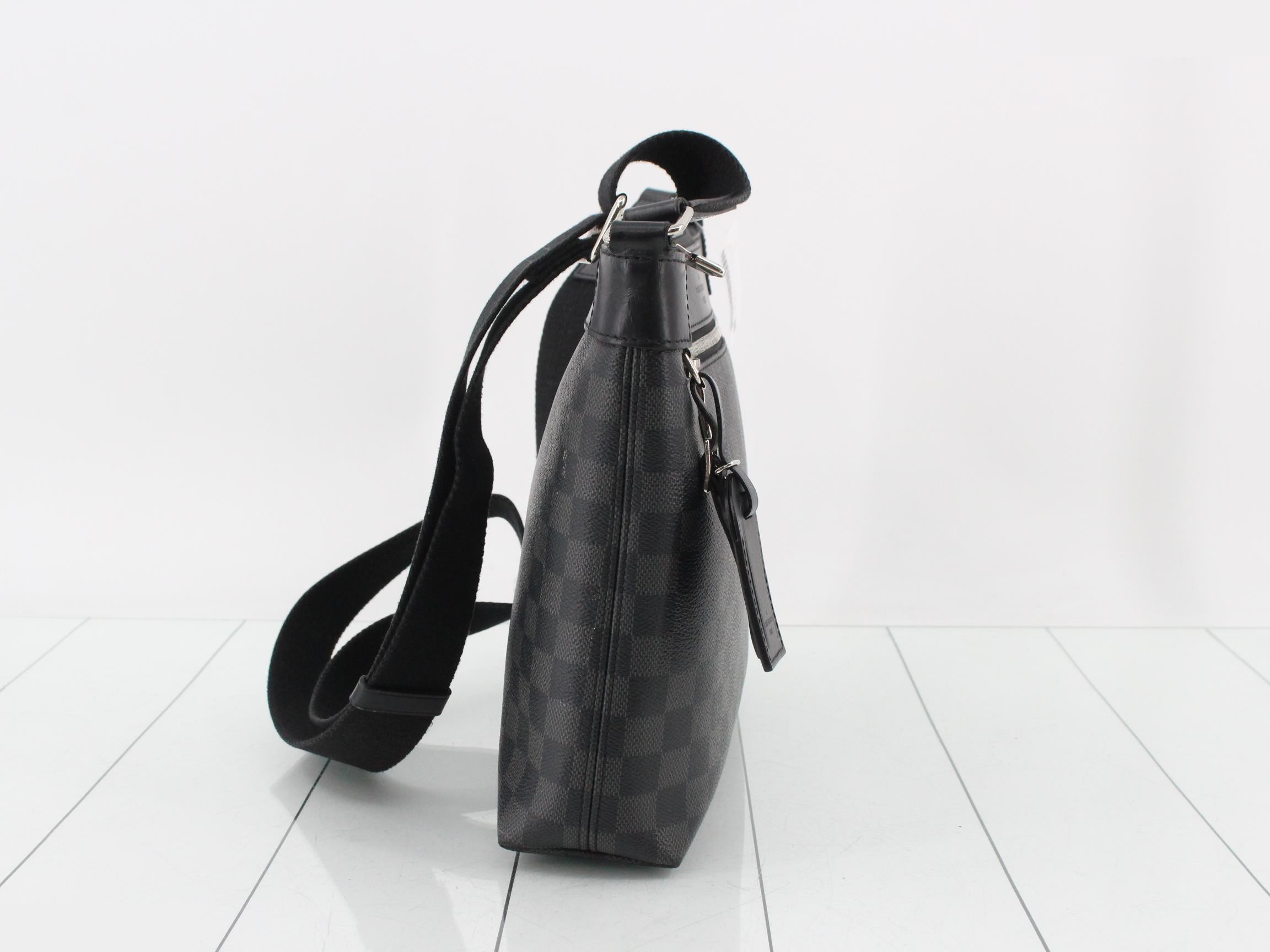 Damier Graphite Mick PM NM Shoulder Bag — view 4