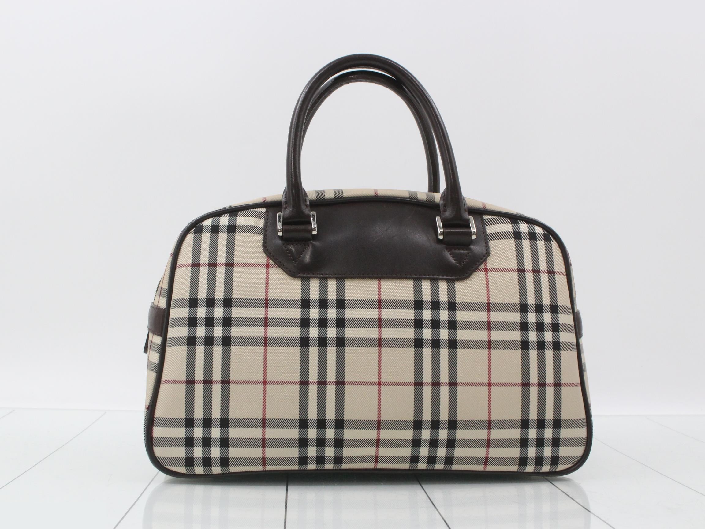 Nova Check Handbag Boston Bag — view 2