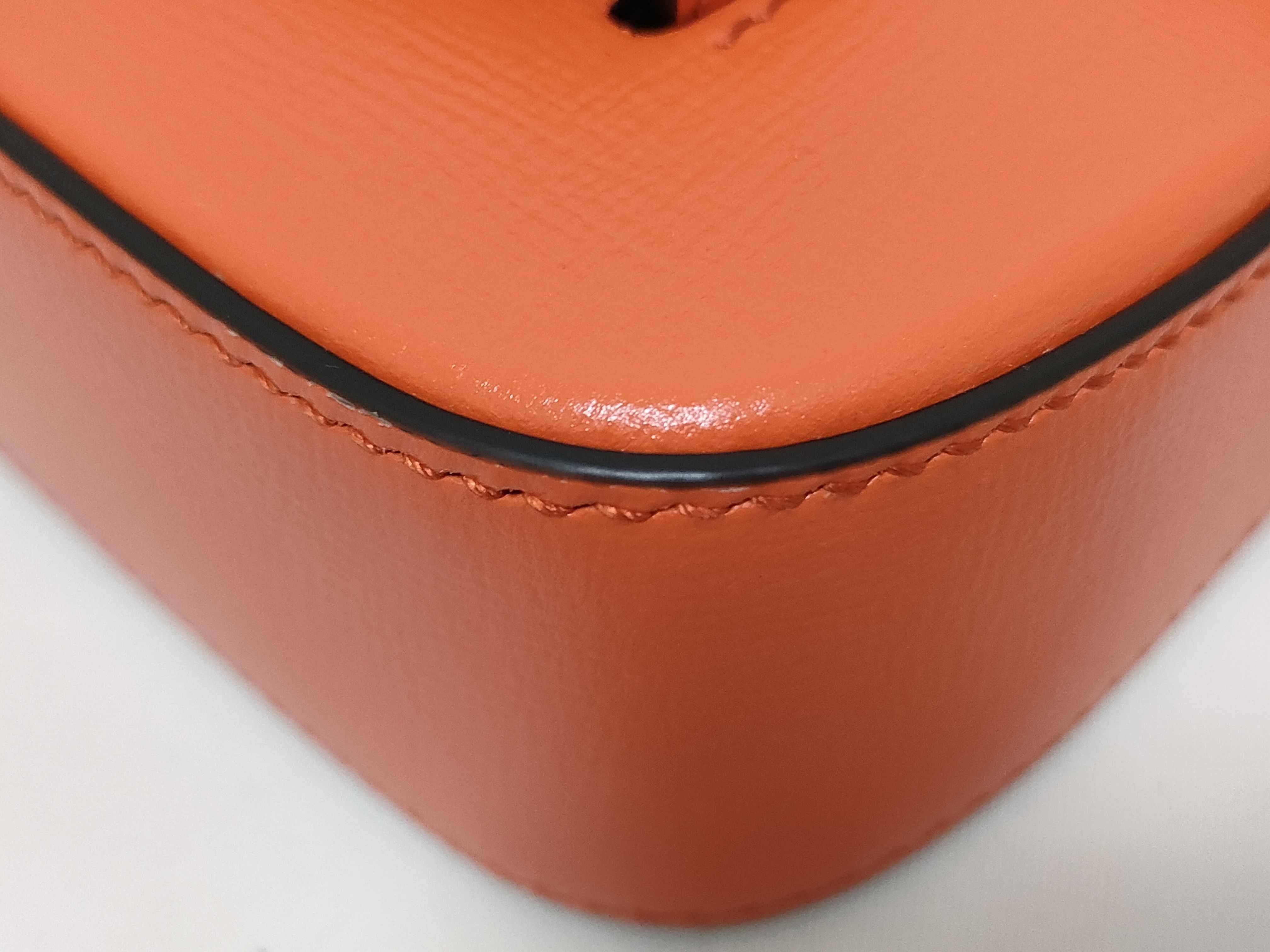 Horsebit Shoulder Bag (Orange) — view 6