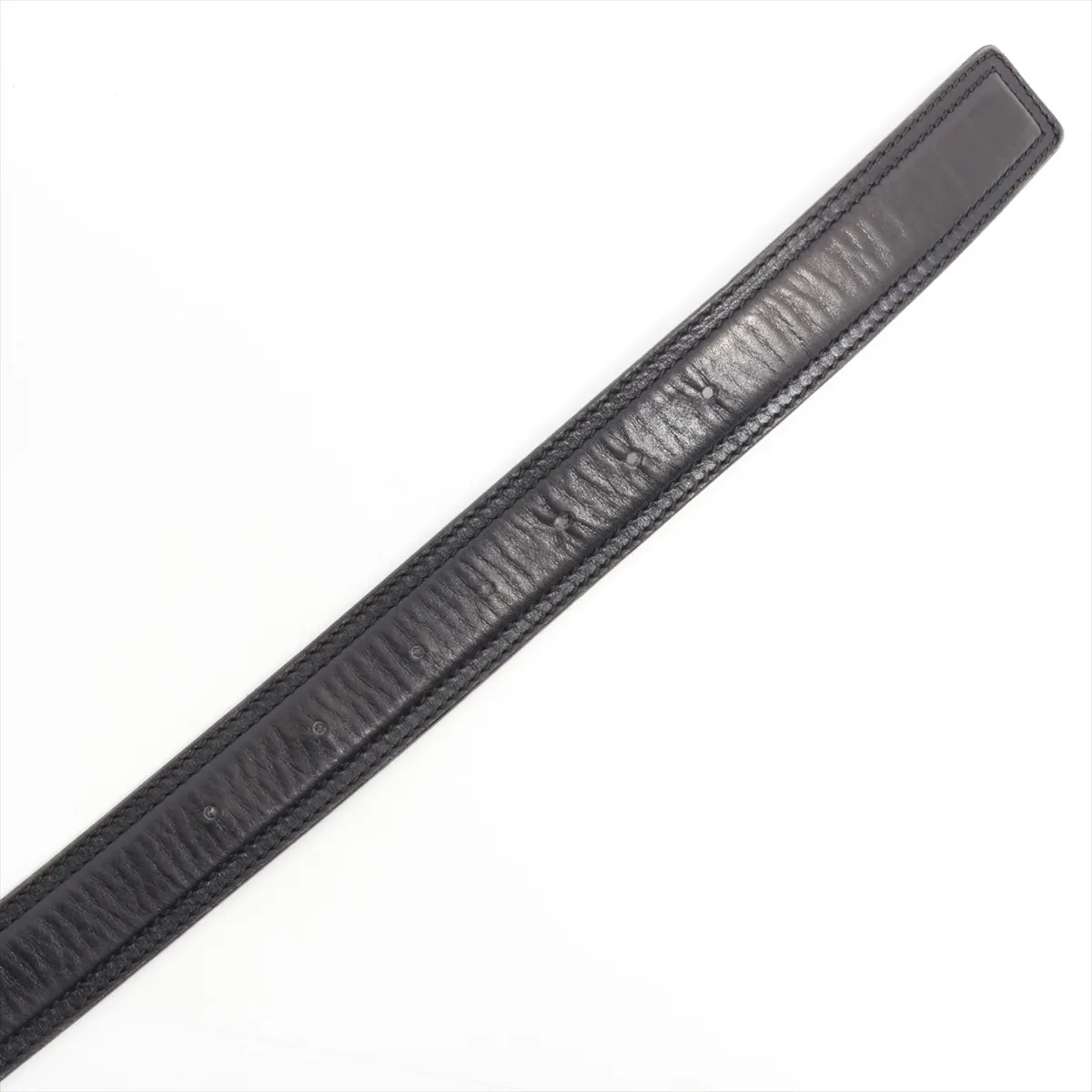 Belt 80 GP x Leather Black x Silver — view 3