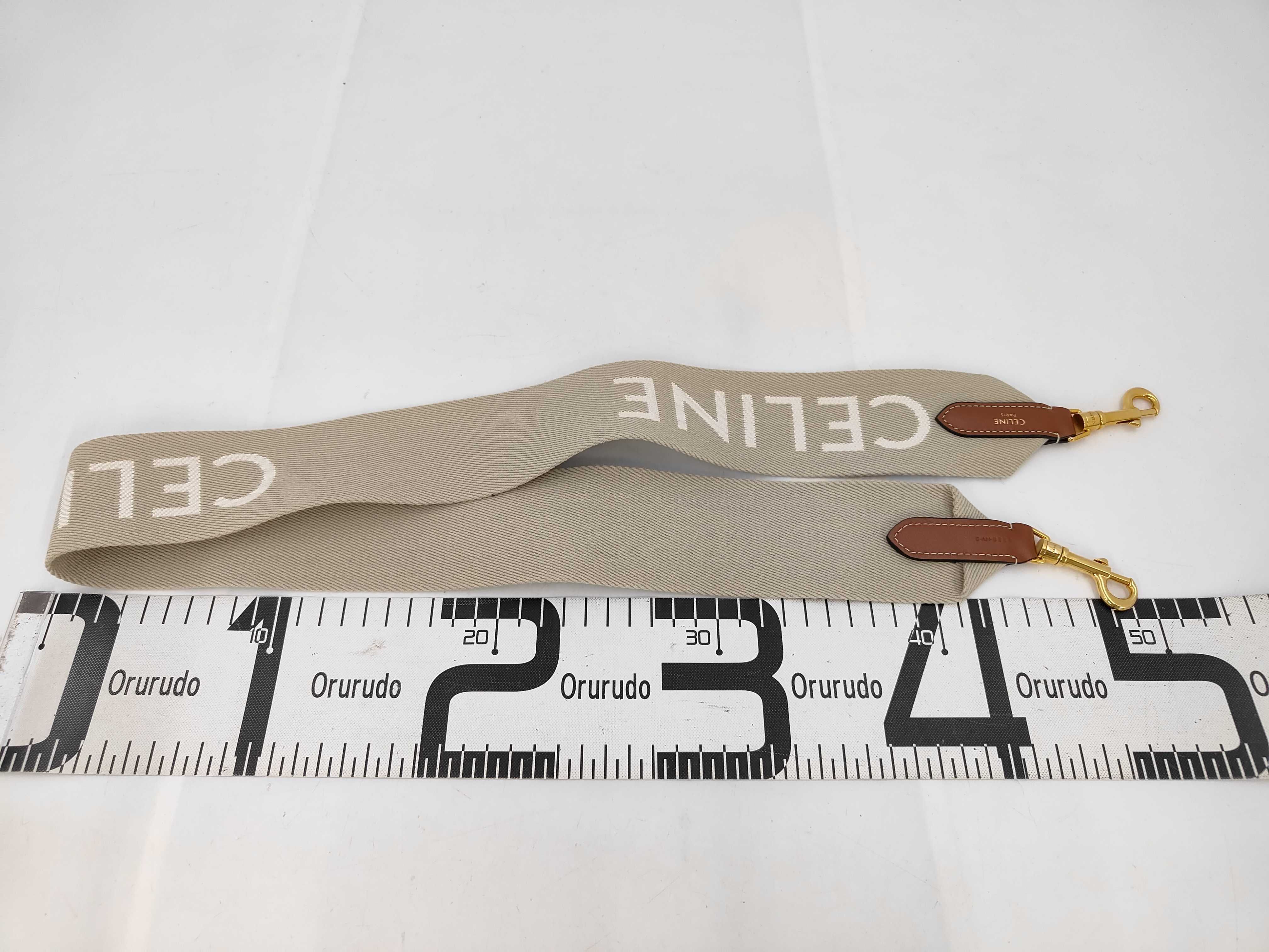 logo shoulder strap, canvas x leather x GP beige strap — view 8