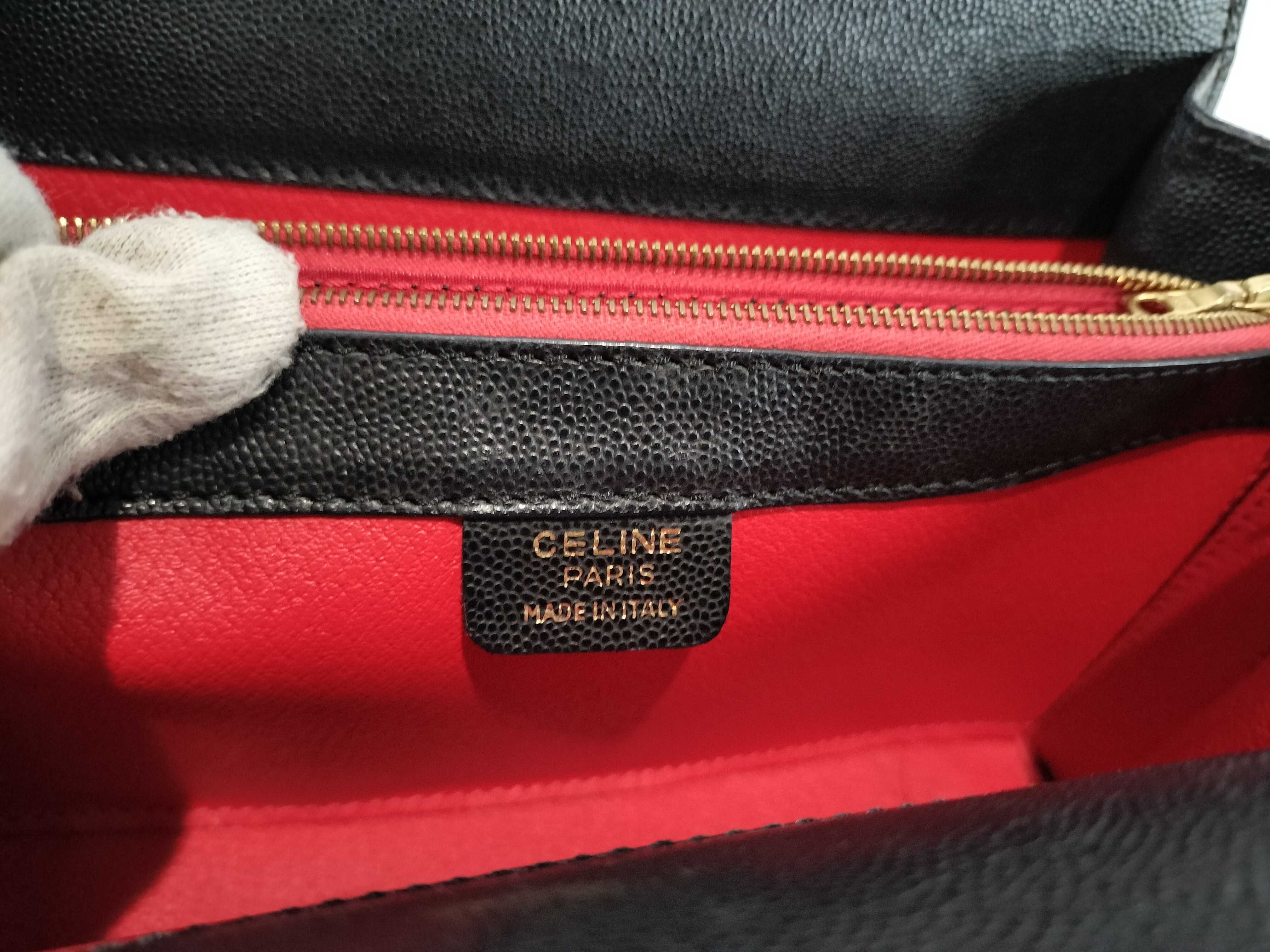 All-Leather Half-Moon Ring Hardware Shoulder Bag — view 11