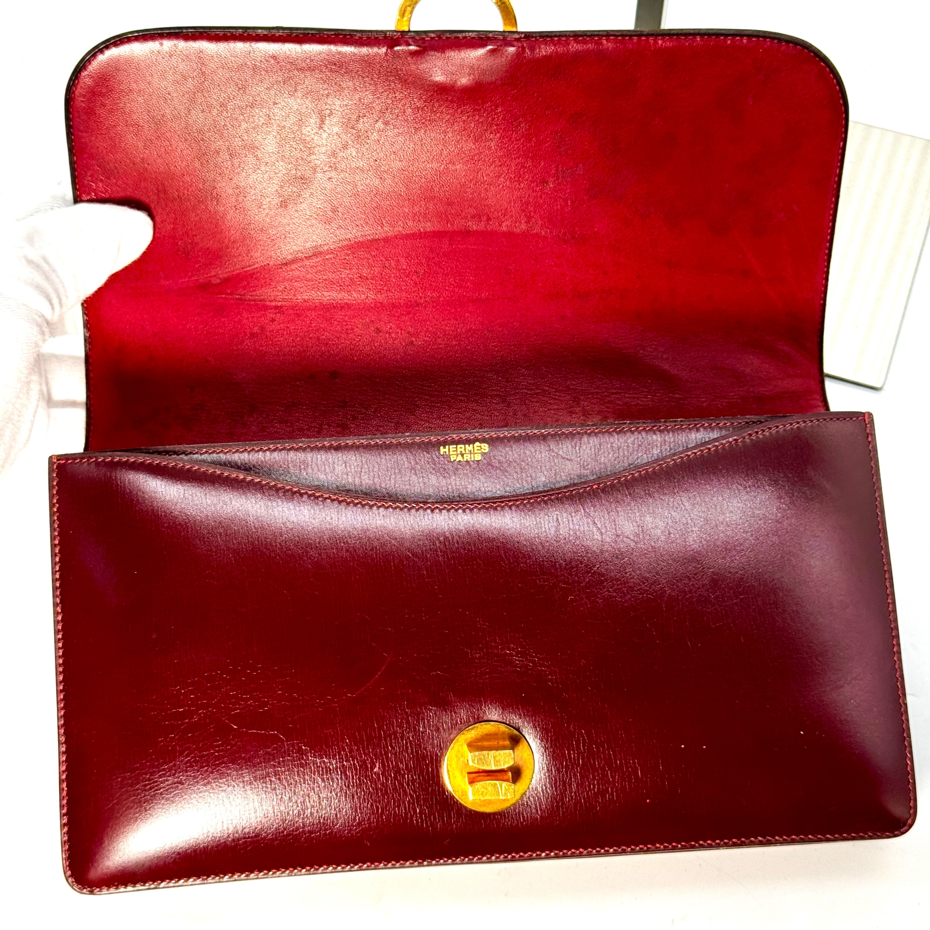 Ringed Box Calf Leather Handbag — view 3