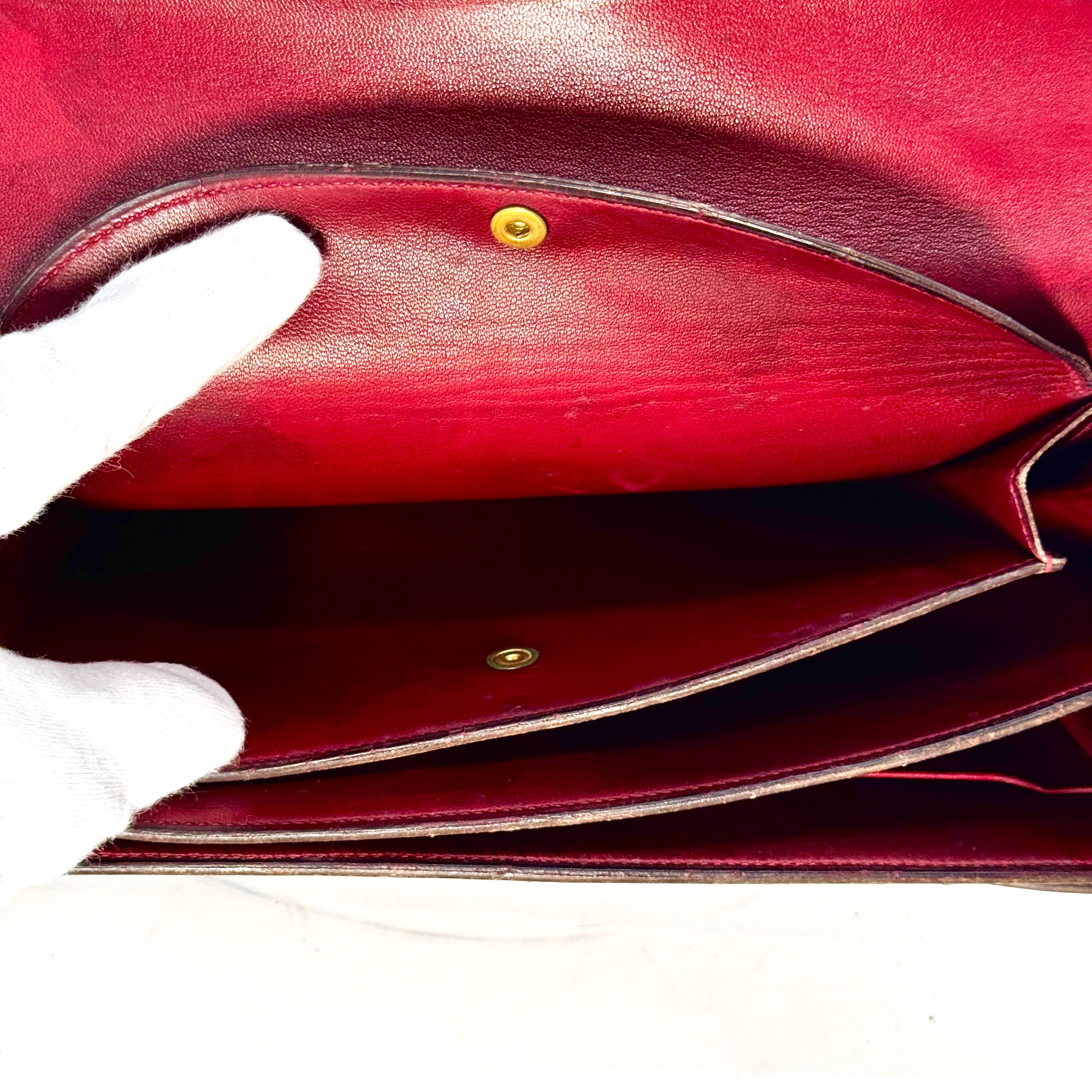 Ringed Box Calf Leather Handbag — view 5