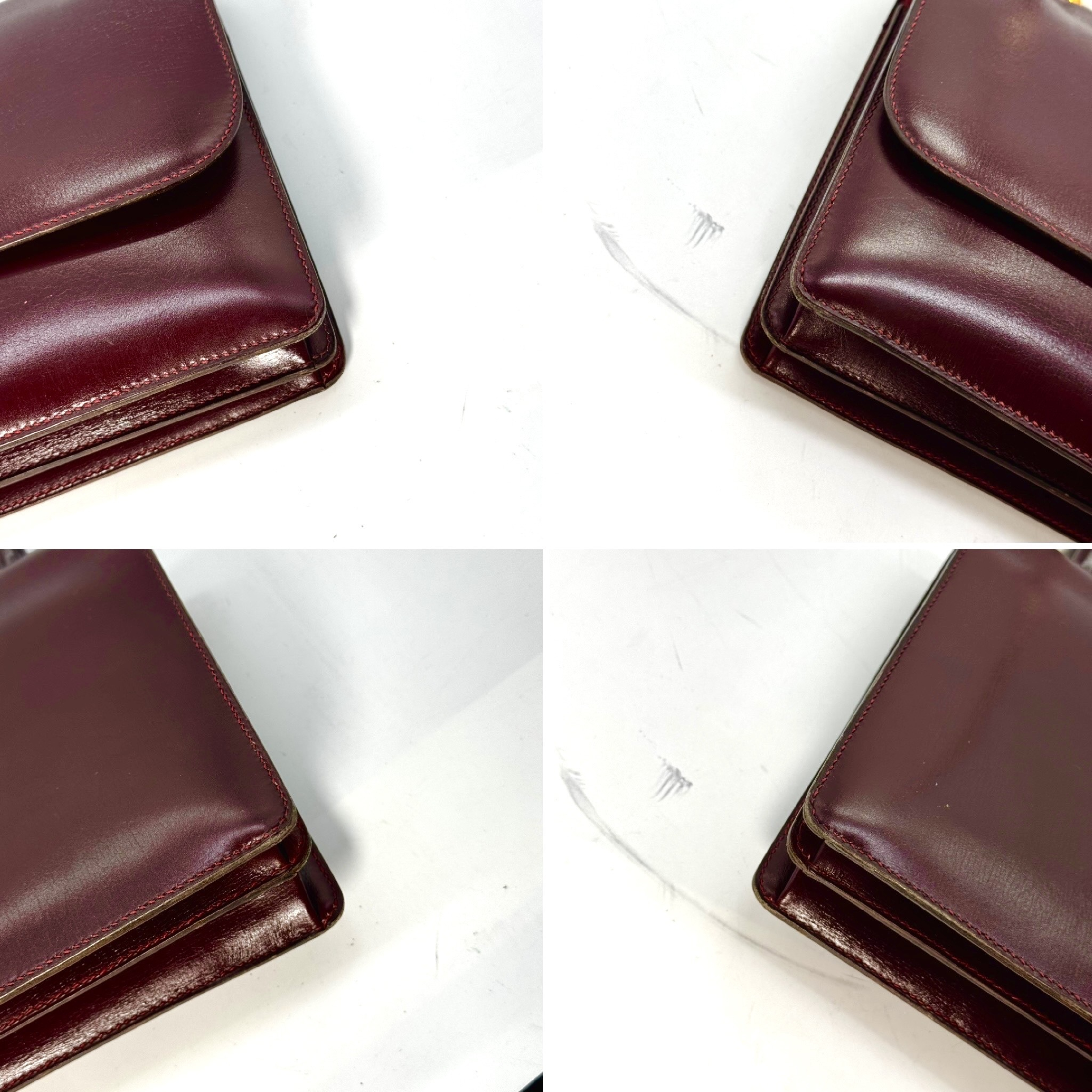 Ringed Box Calf Leather Handbag — view 8