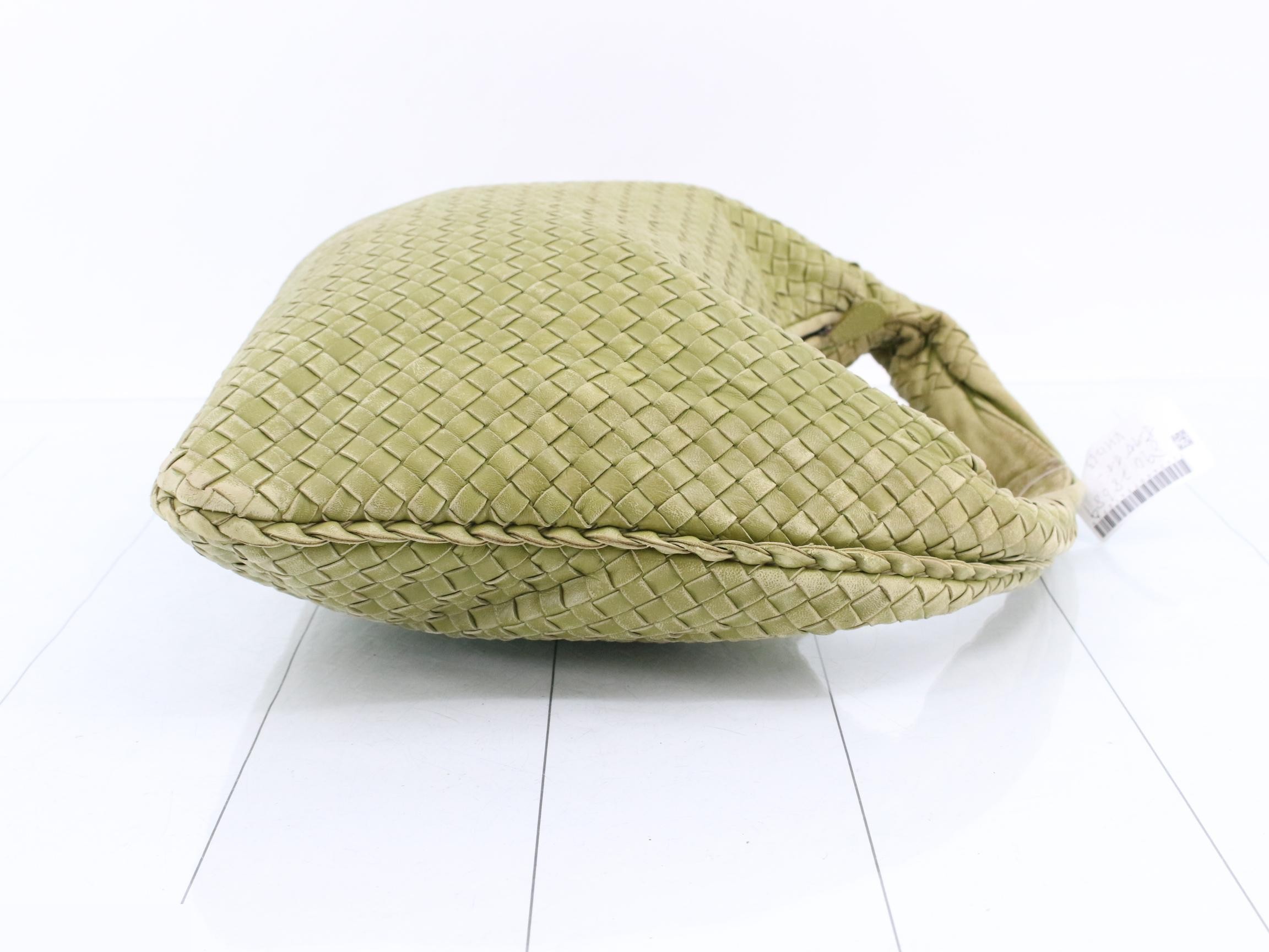 Intrecciato Hobo One-Shoulder Bag — view 3
