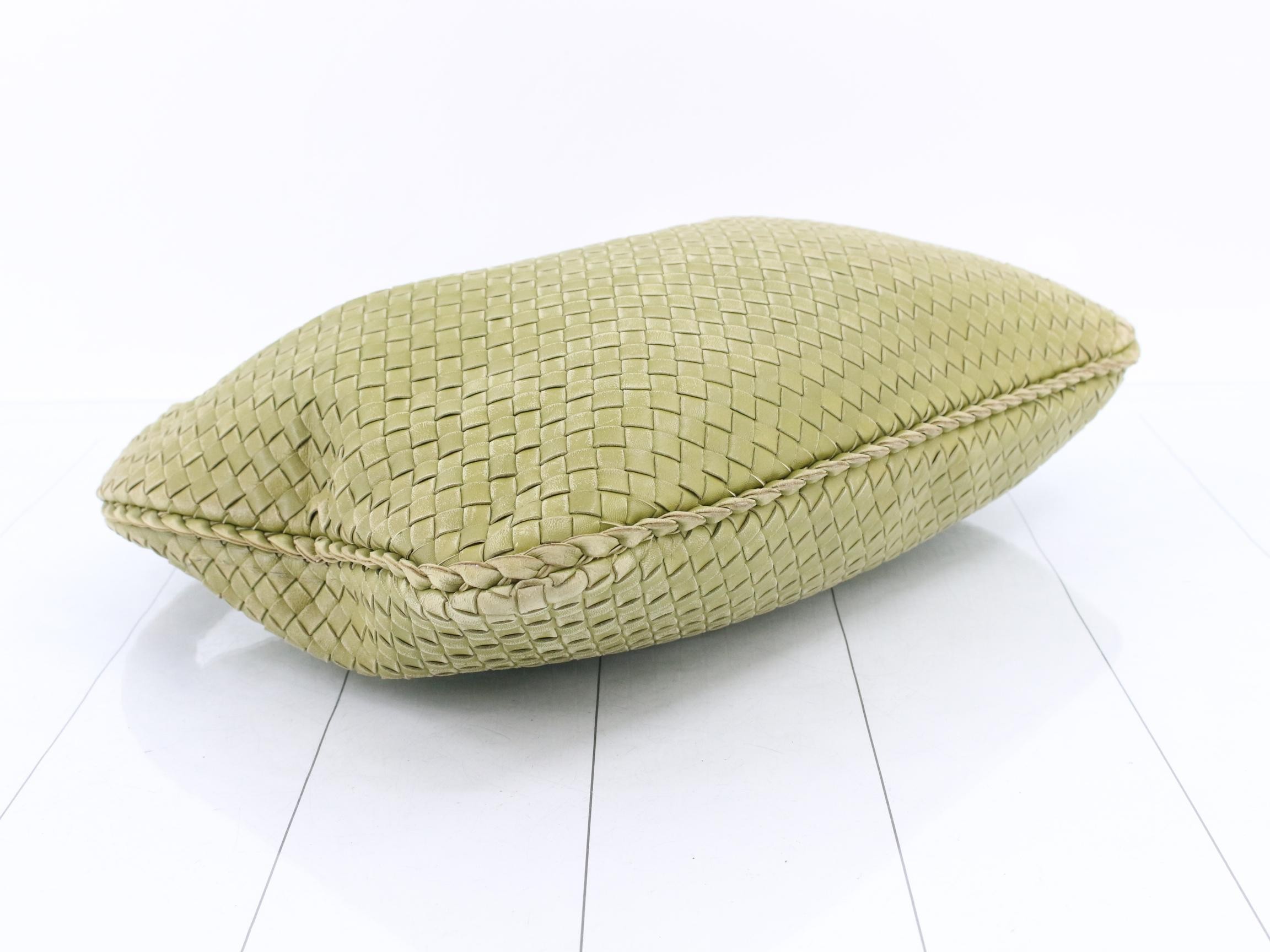 Intrecciato Hobo One-Shoulder Bag — view 5