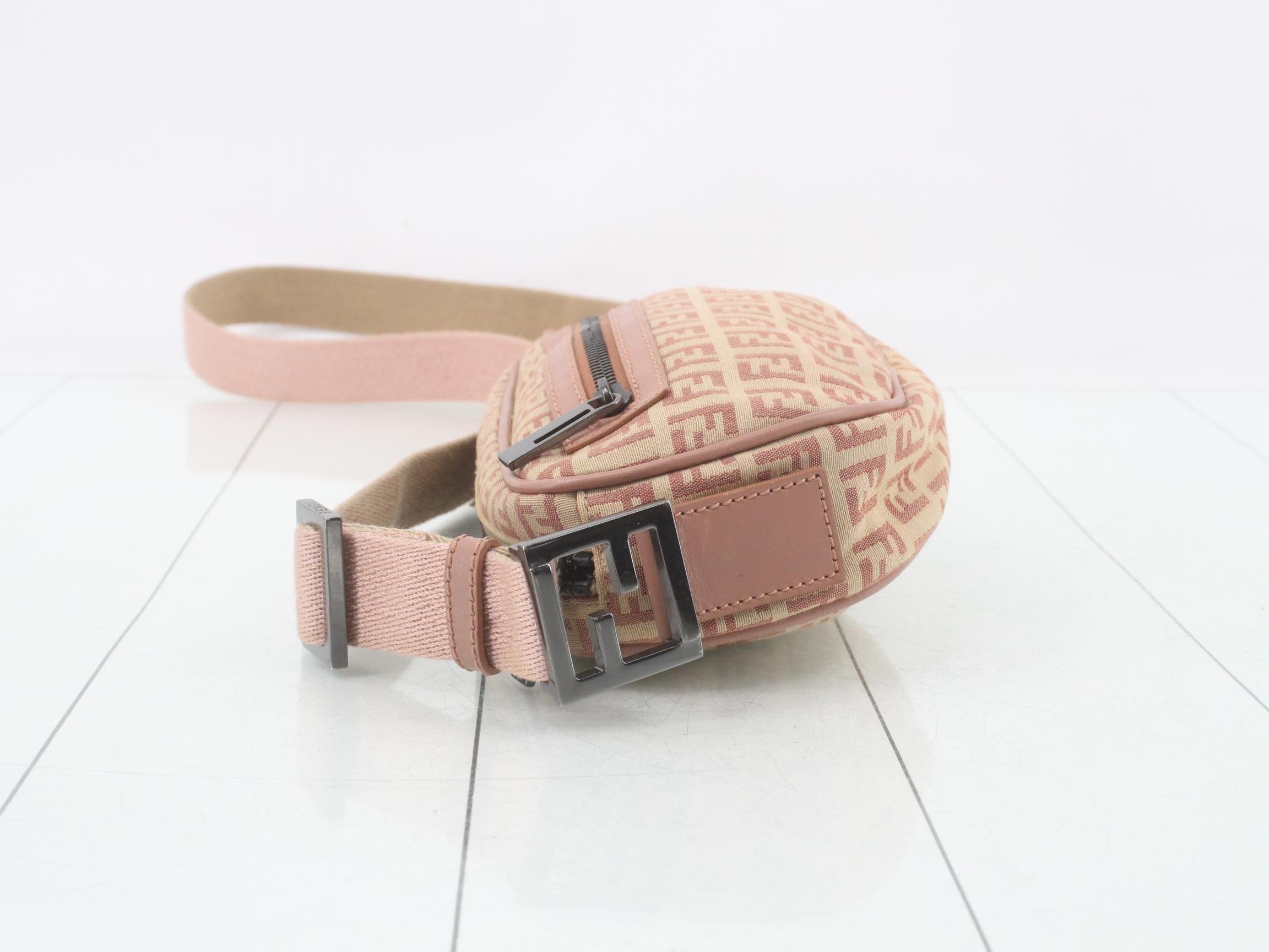 Zucchino Shoulder Bag, Canvas/Leather, Beige — view 4