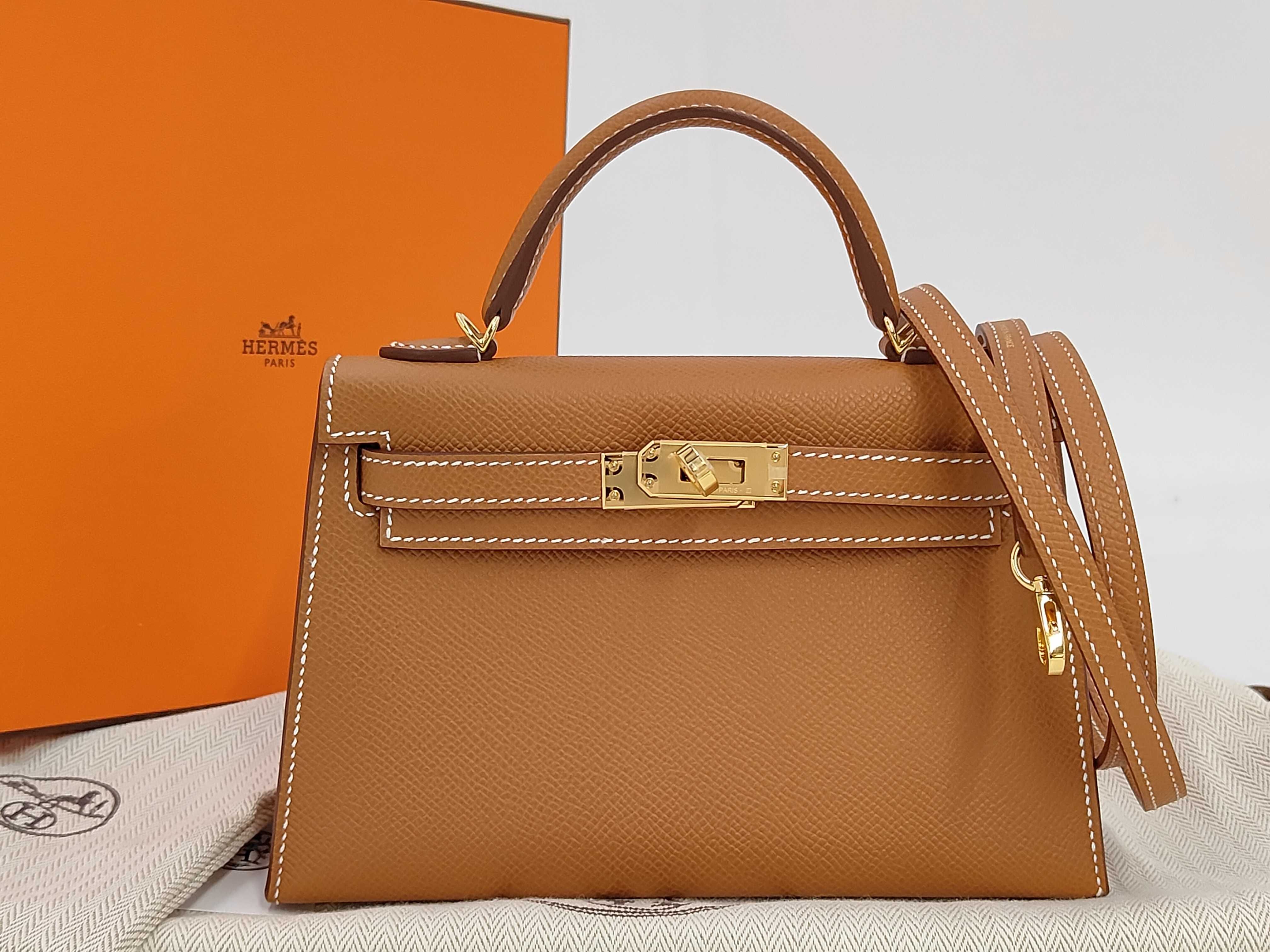 Mini Kelly Epsom Leather Handbag with Gold Hardware (K Stamp)