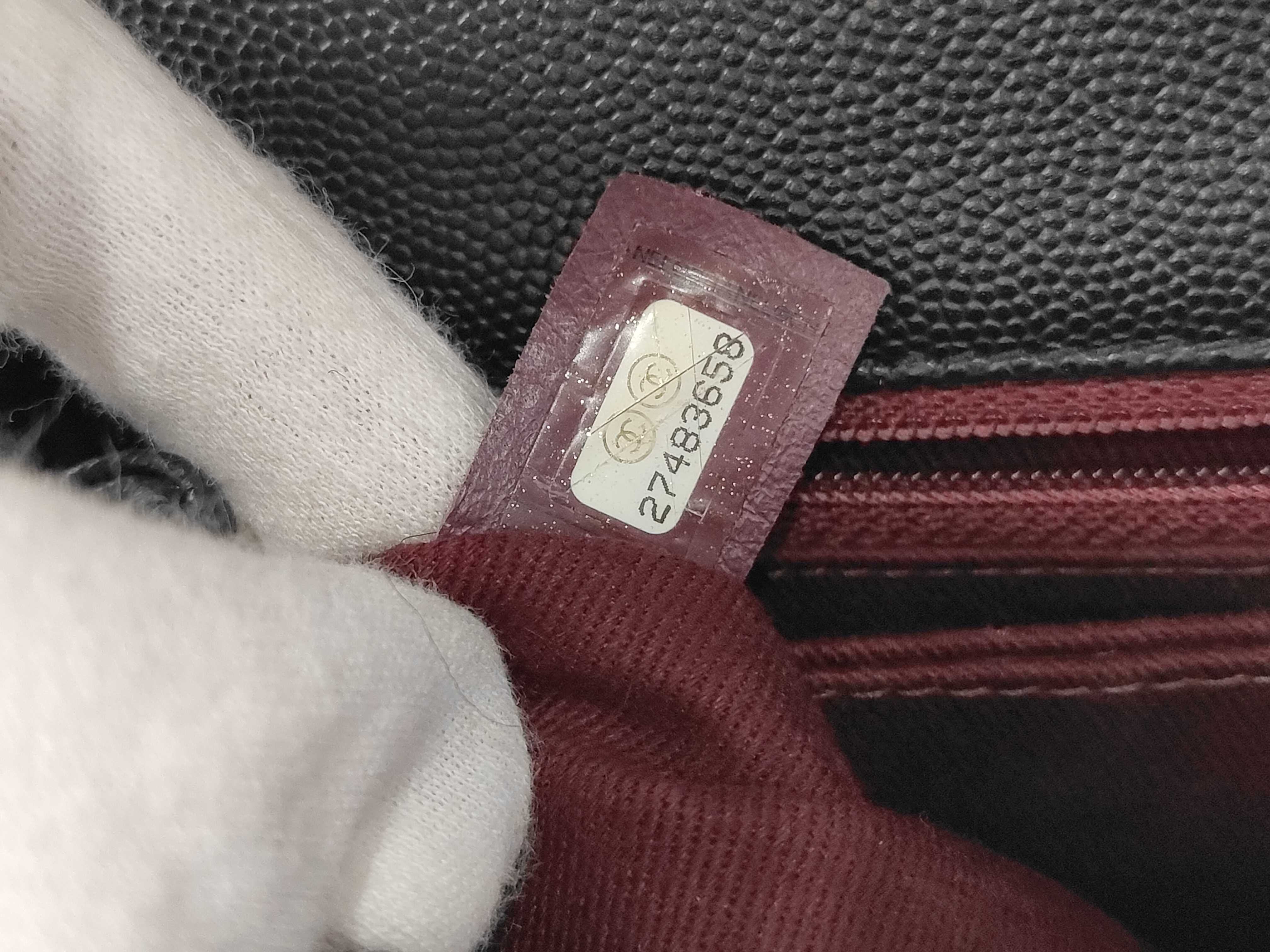 Caviar Skin Coco Handle Shoulder Bag — view 12