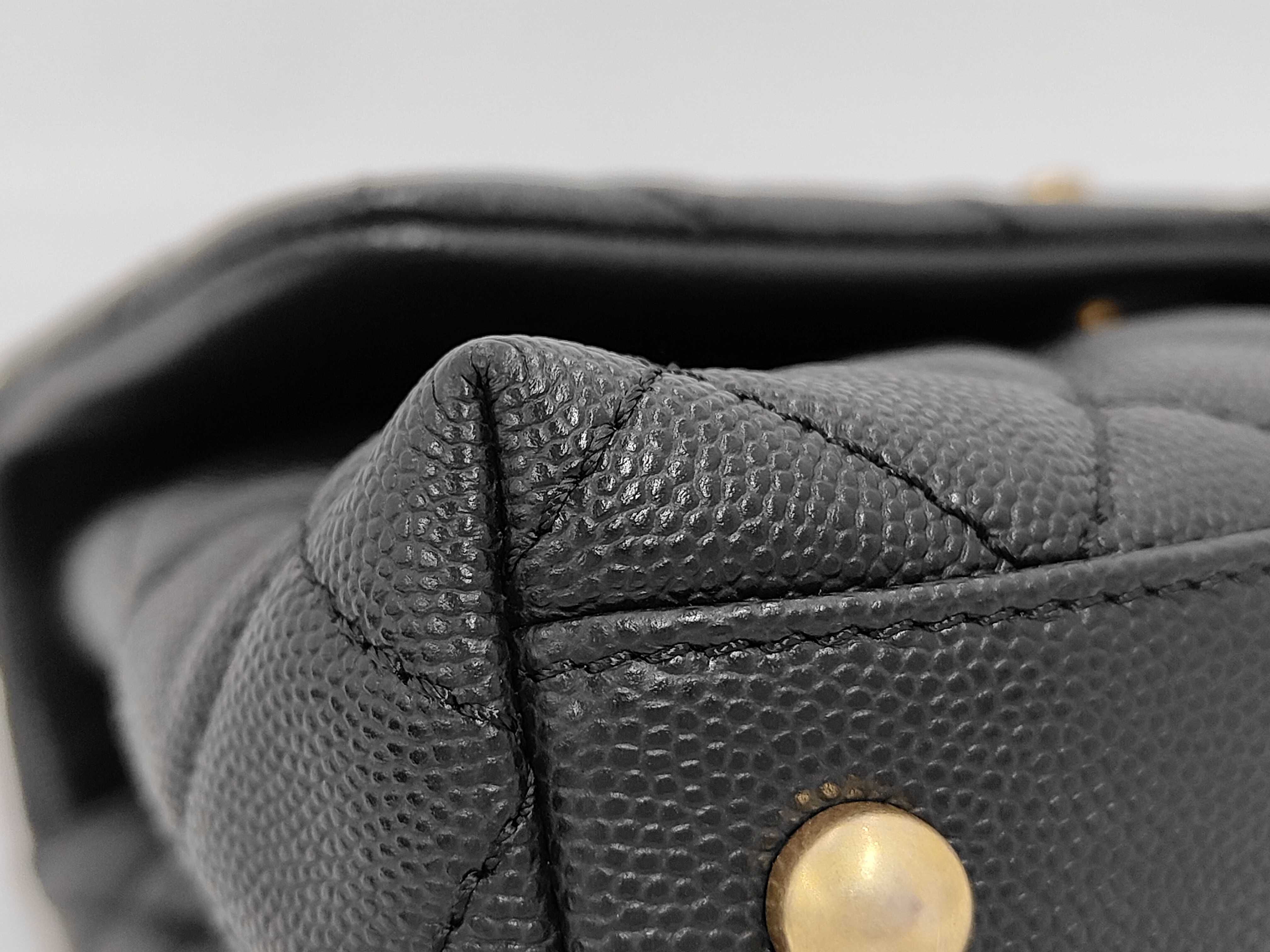 Caviar Skin Coco Handle Shoulder Bag — view 6