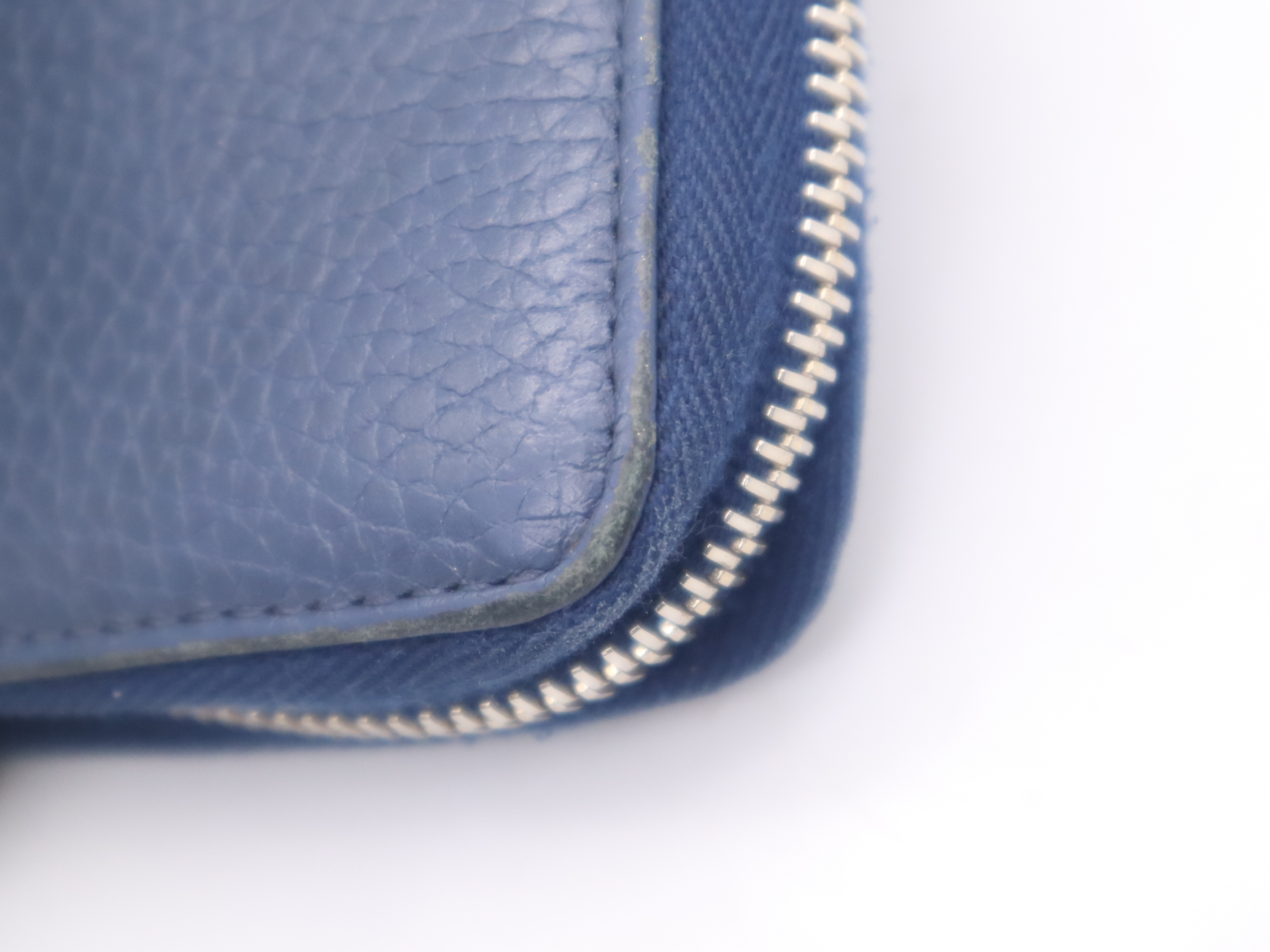598209 Leather Soho Coin Case, Blue, with Box, Wallet — view 6