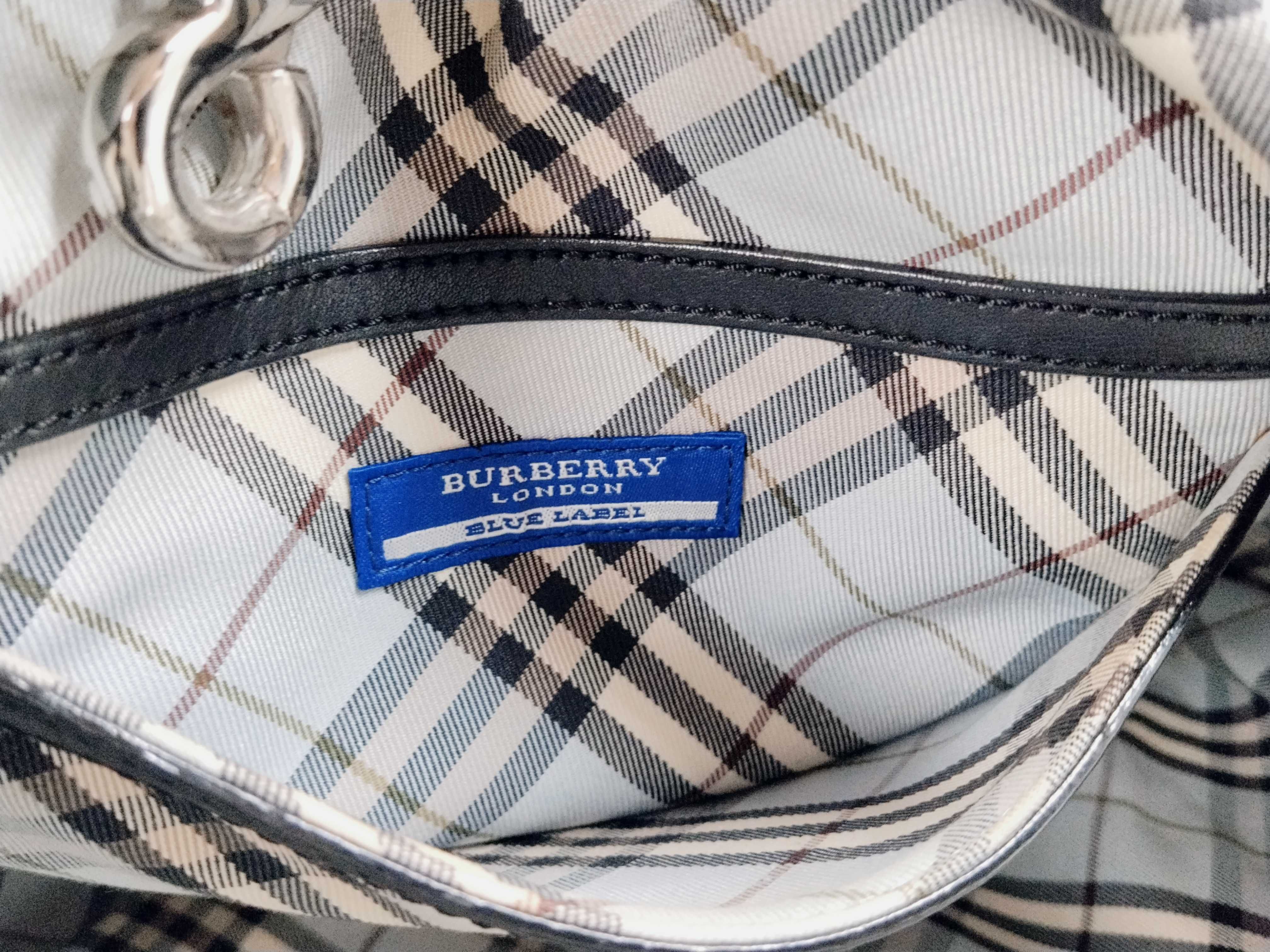 Blue Label Nova Check Canvas Tote Bag — view 12