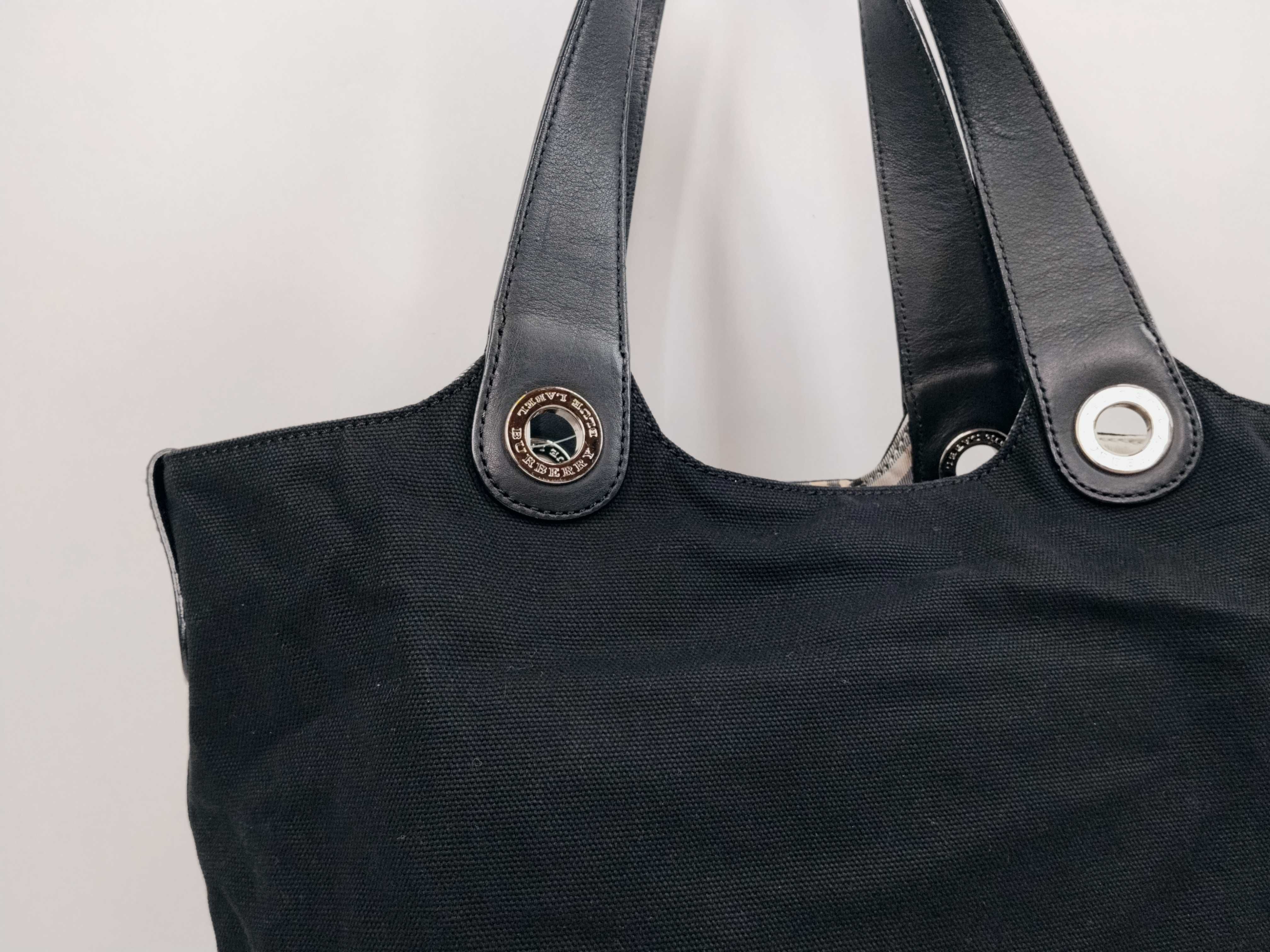 Blue Label Nova Check Canvas Tote Bag — view 3