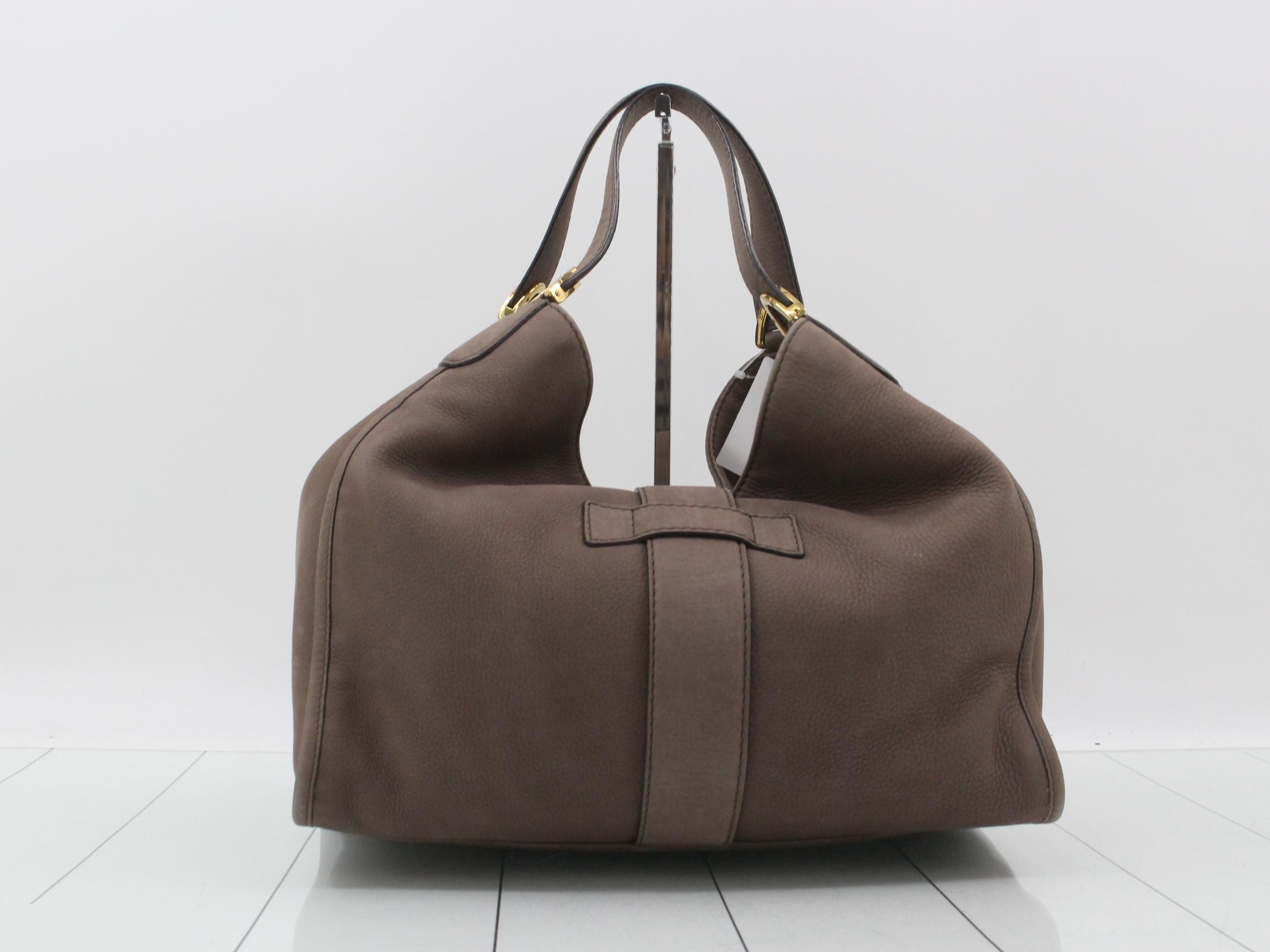 Stirrup Nubuck Shoulder Bag — view 2