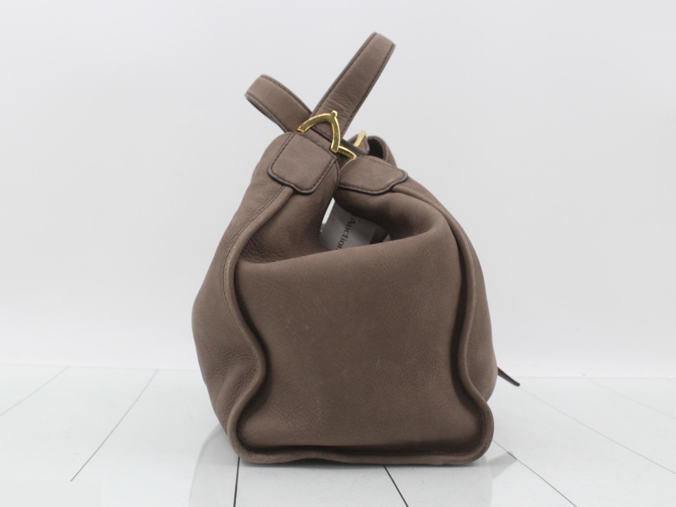 Stirrup Nubuck Shoulder Bag — view 4
