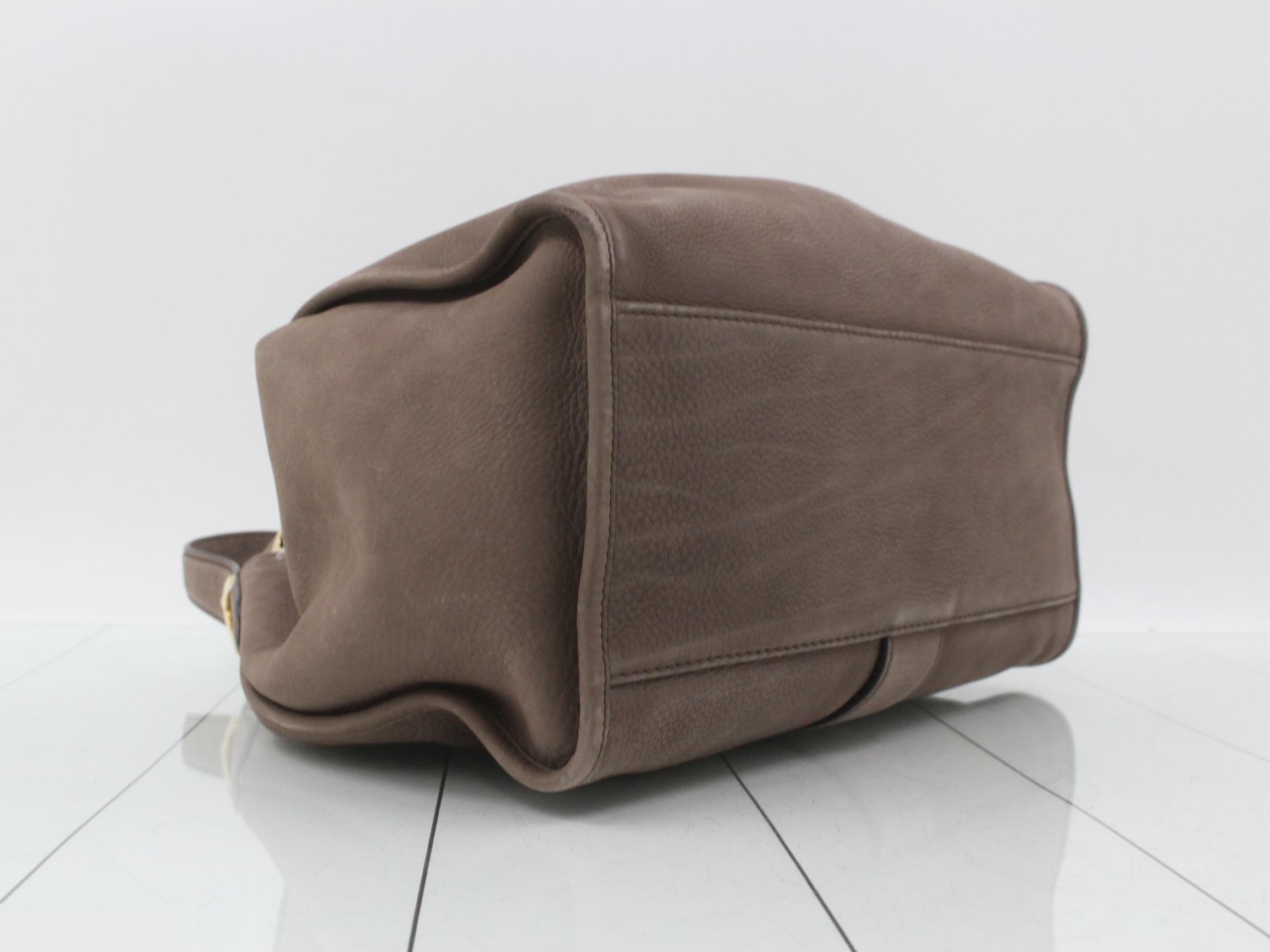 Stirrup Nubuck Shoulder Bag — view 5