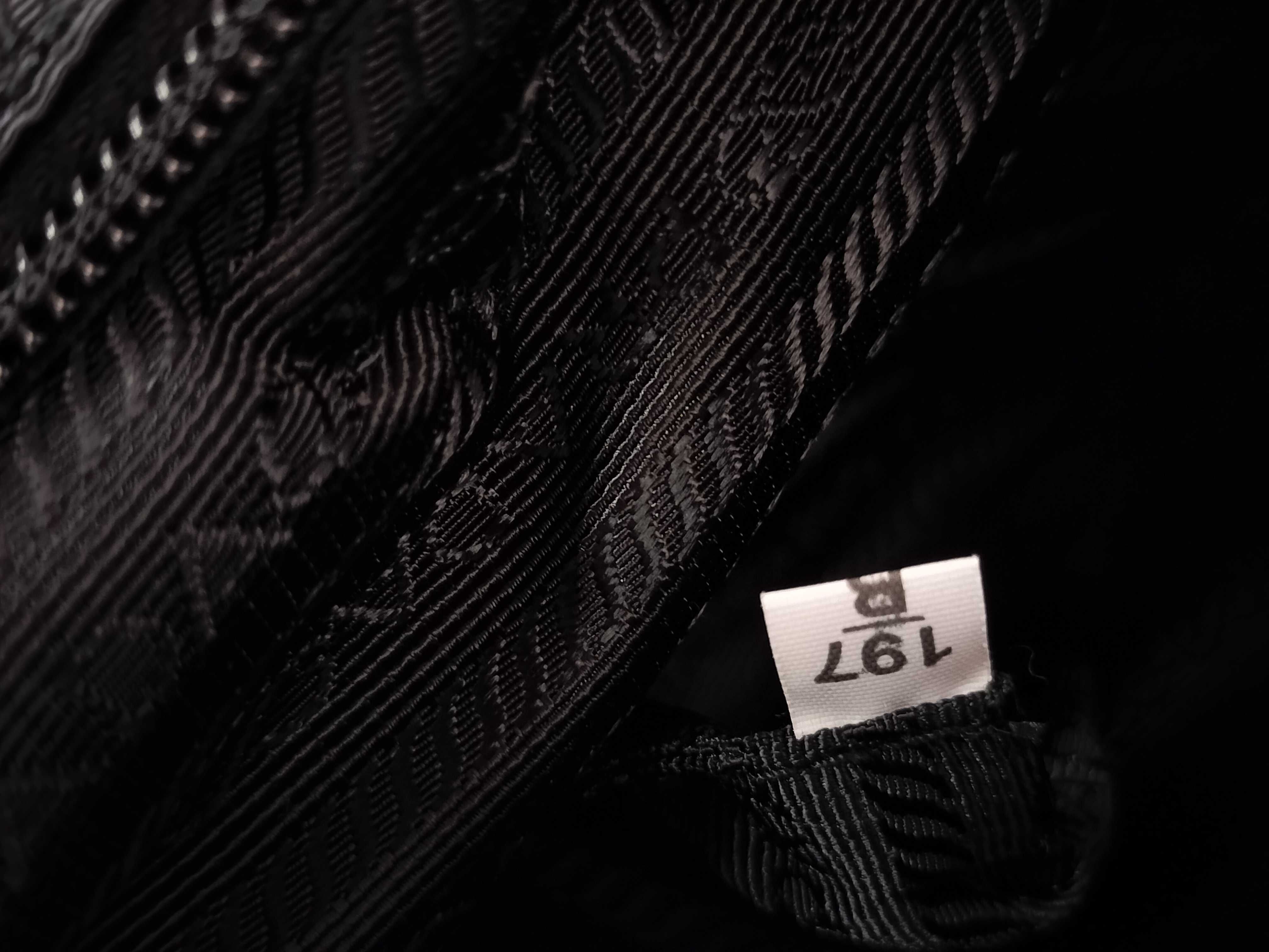 Nylon Prada Tessuto Nylon x Leather Backpack/Rucksack Black — view 9