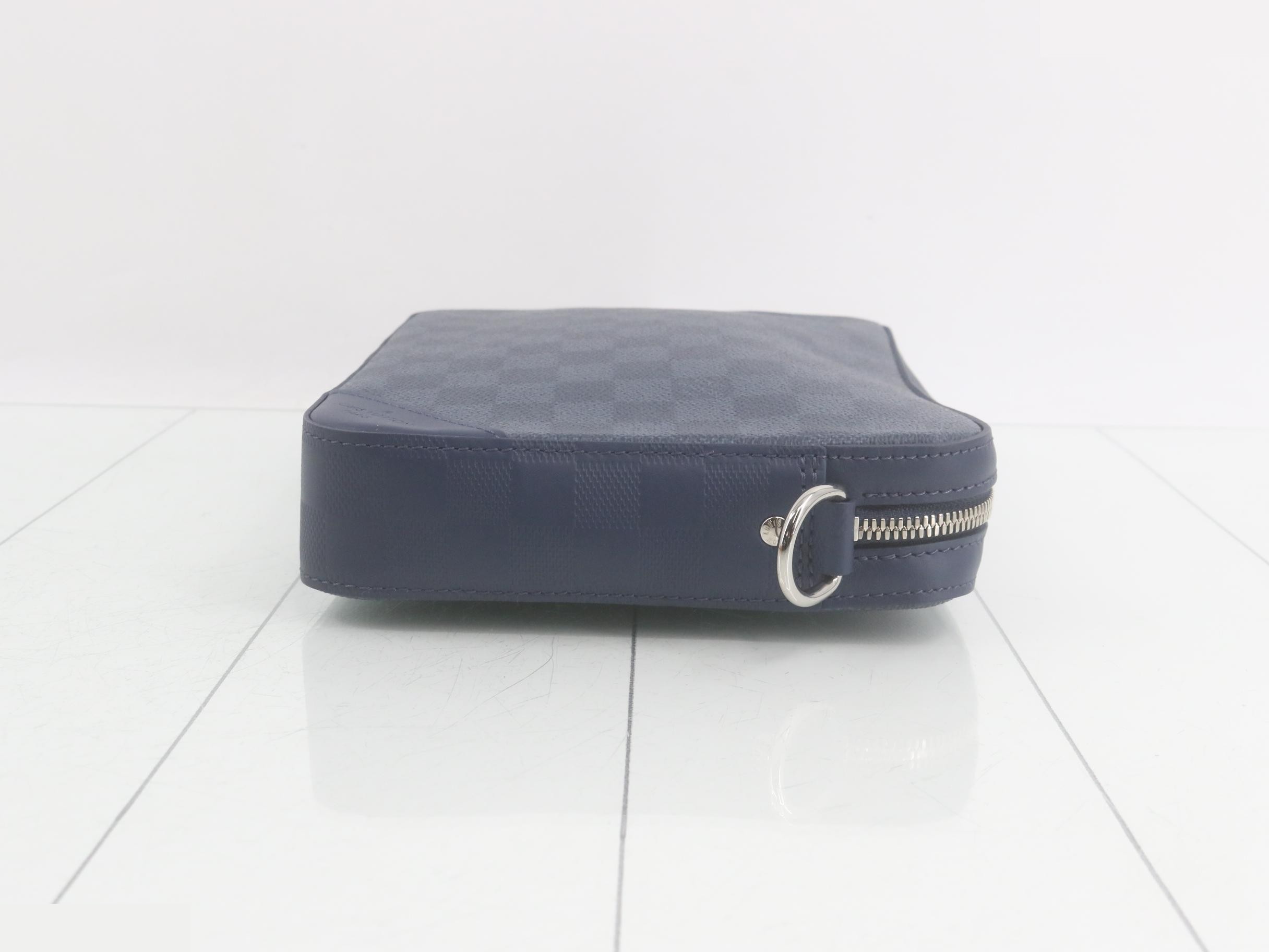 Damier Squared Trio Messenger Bag (Unused) — view 3