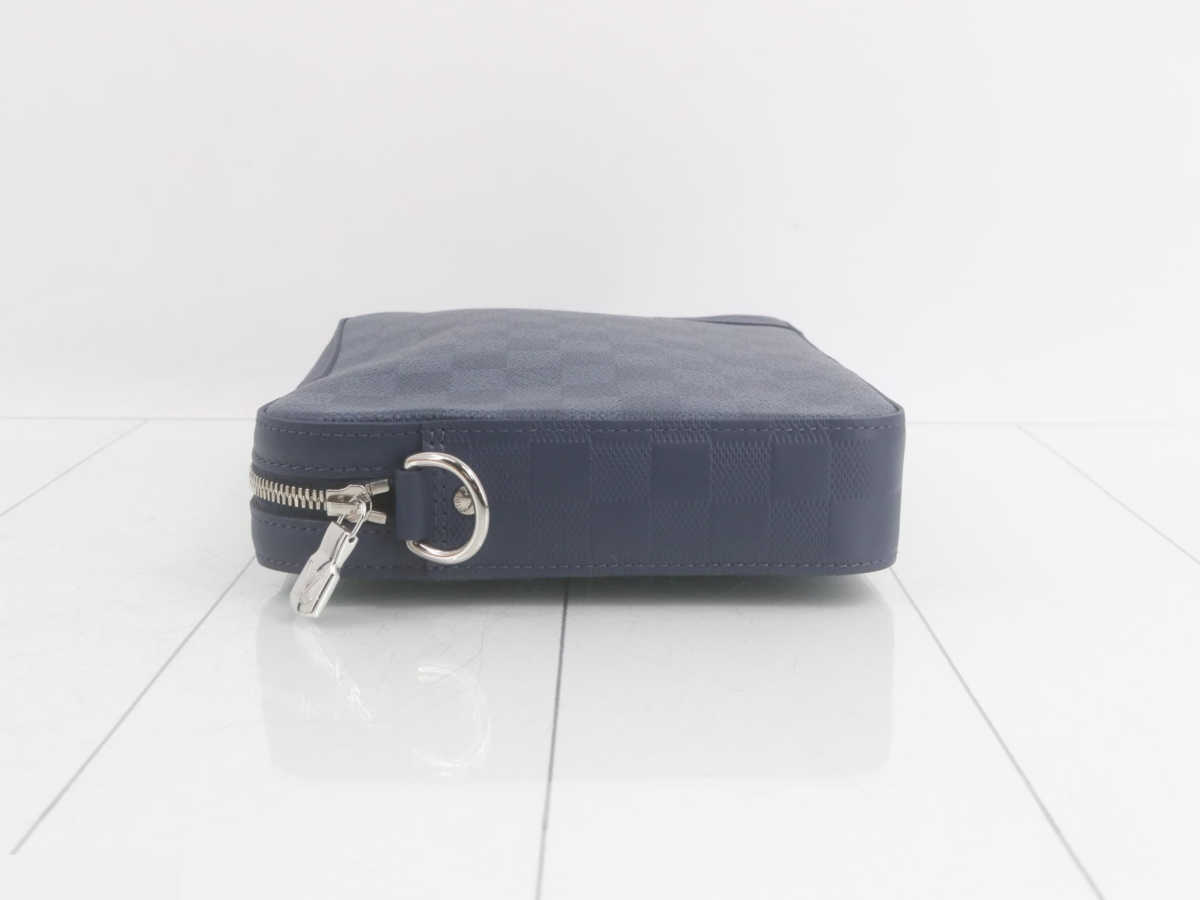 Damier Squared Trio Messenger Bag (Unused) — view 4