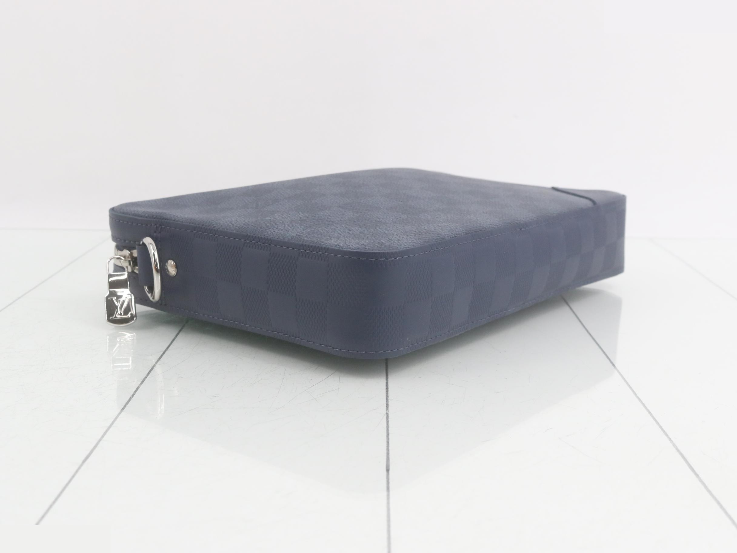 Damier Squared Trio Messenger Bag (Unused) — view 5