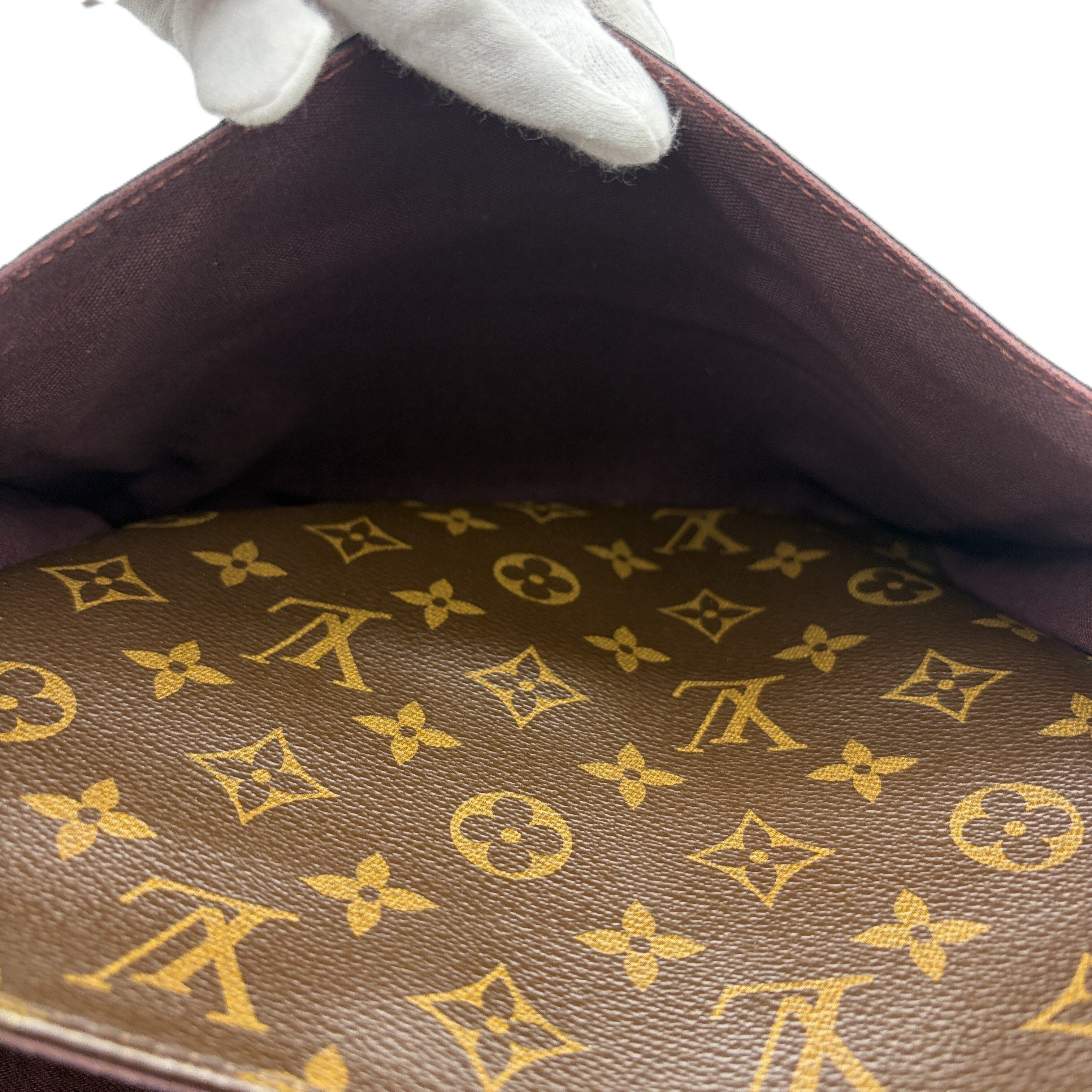 Monogram Macassar Clarence Shoulder Bag — view 13