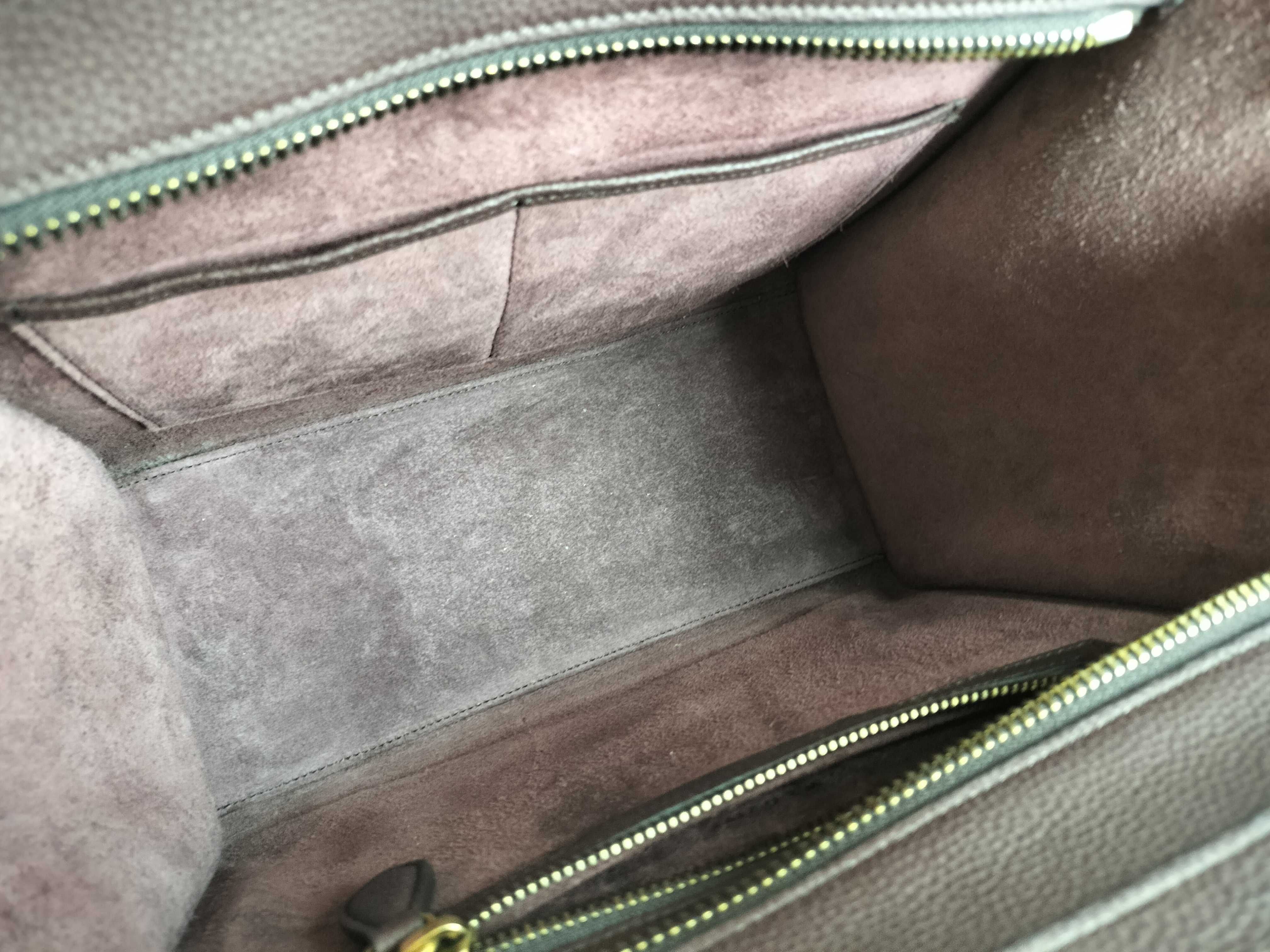 SG- Luggage Micro Shopper Leather Handbag Maroon W-GA-2198 Handbag — view 10