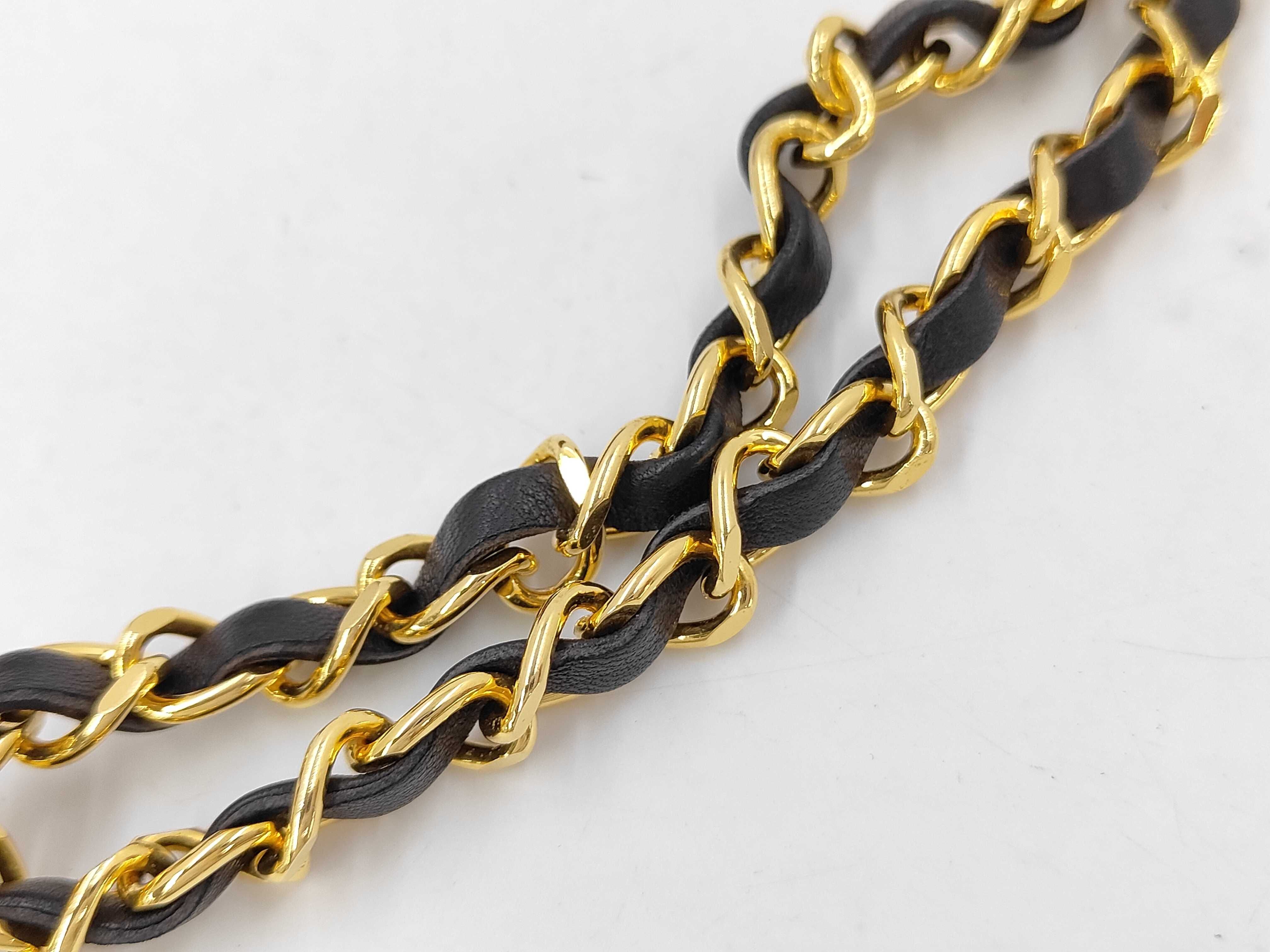 Lambskin Bicolor Chain Turnlock Shoulder Bag (Series 1) — view 6