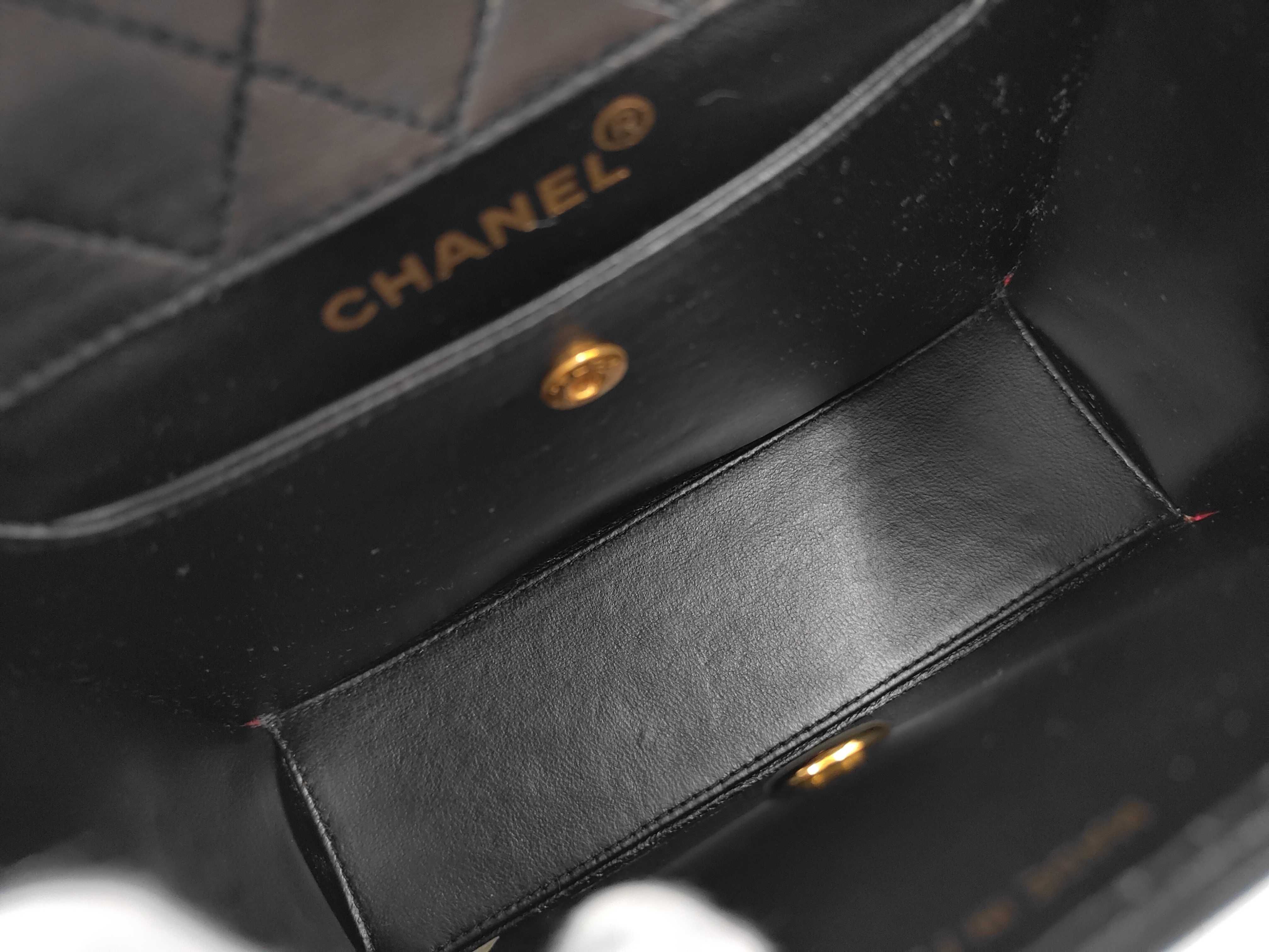 Lambskin Bicolor Chain Turnlock Shoulder Bag (Series 1) — view 10