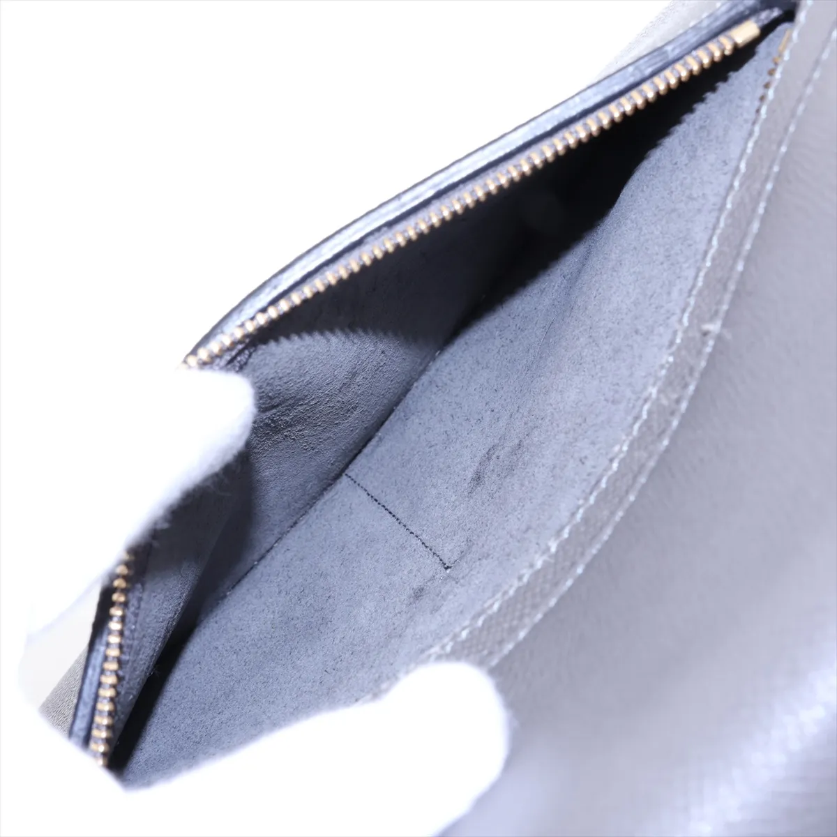 Belt Bag Mini Leather 2-Way Handbag Gray — view 9