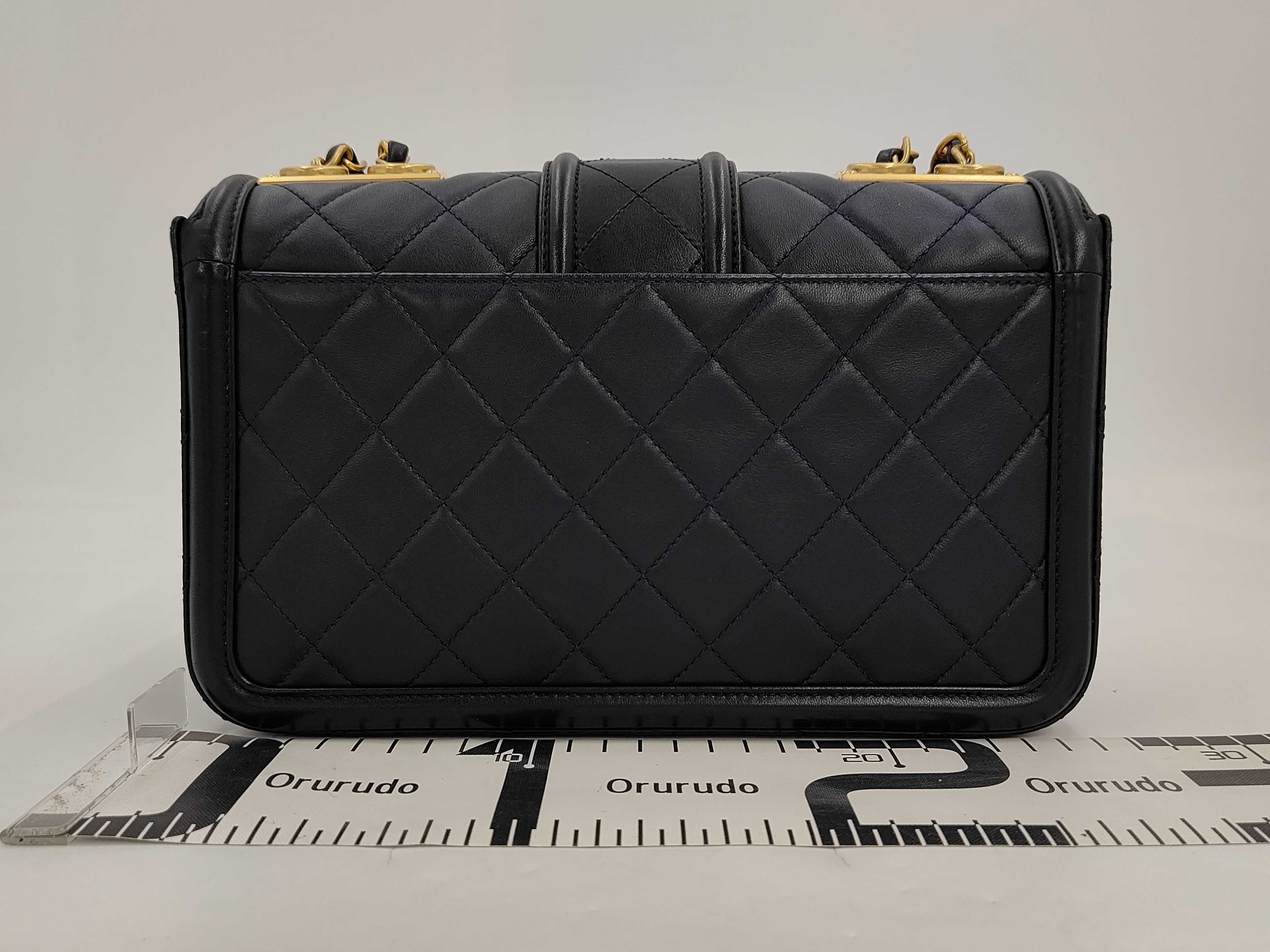 Matelassé Lambskin Chain Shoulder Bag — view 2