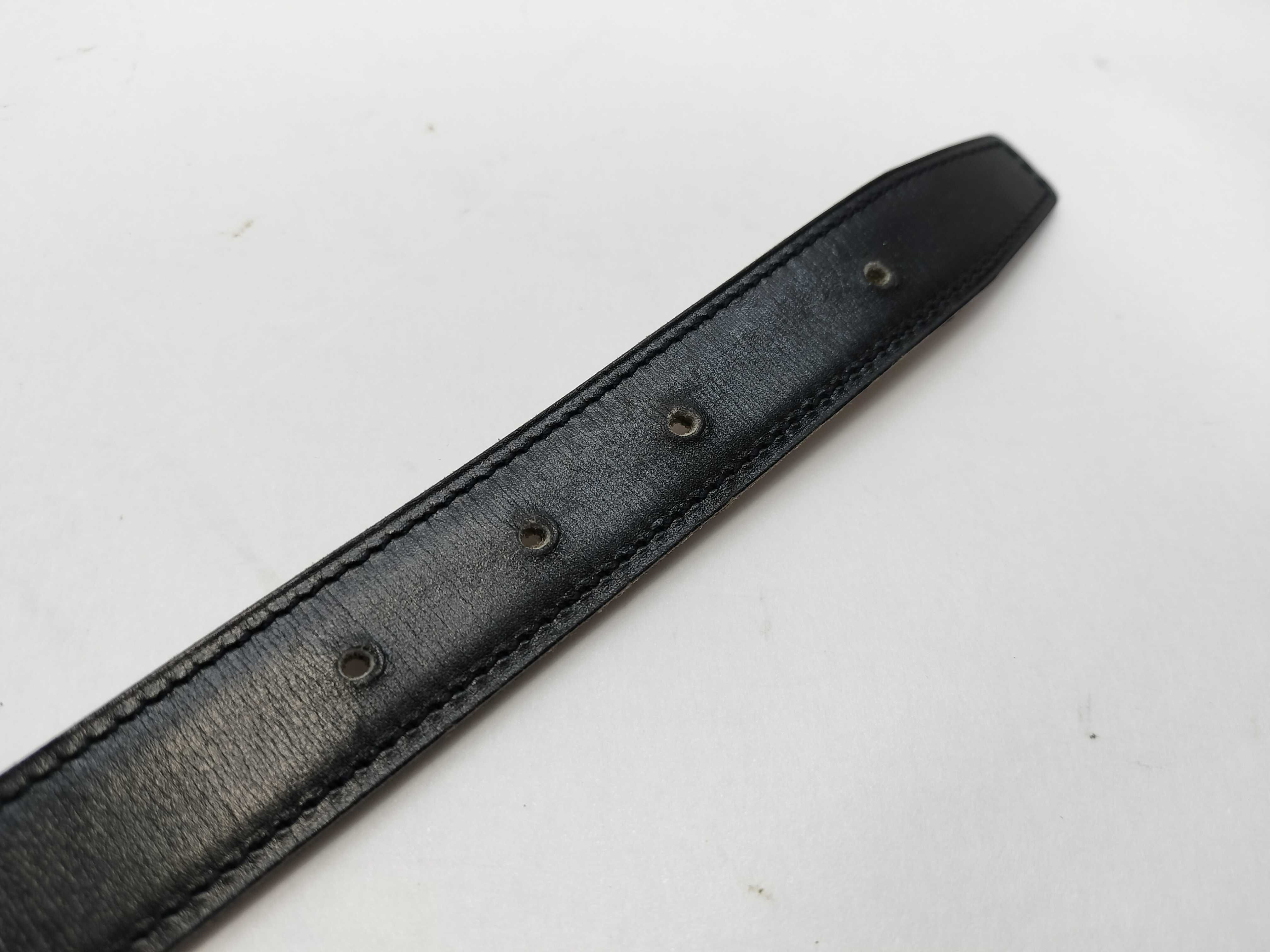G stamp, no buckle, leather part only, belt — view 6