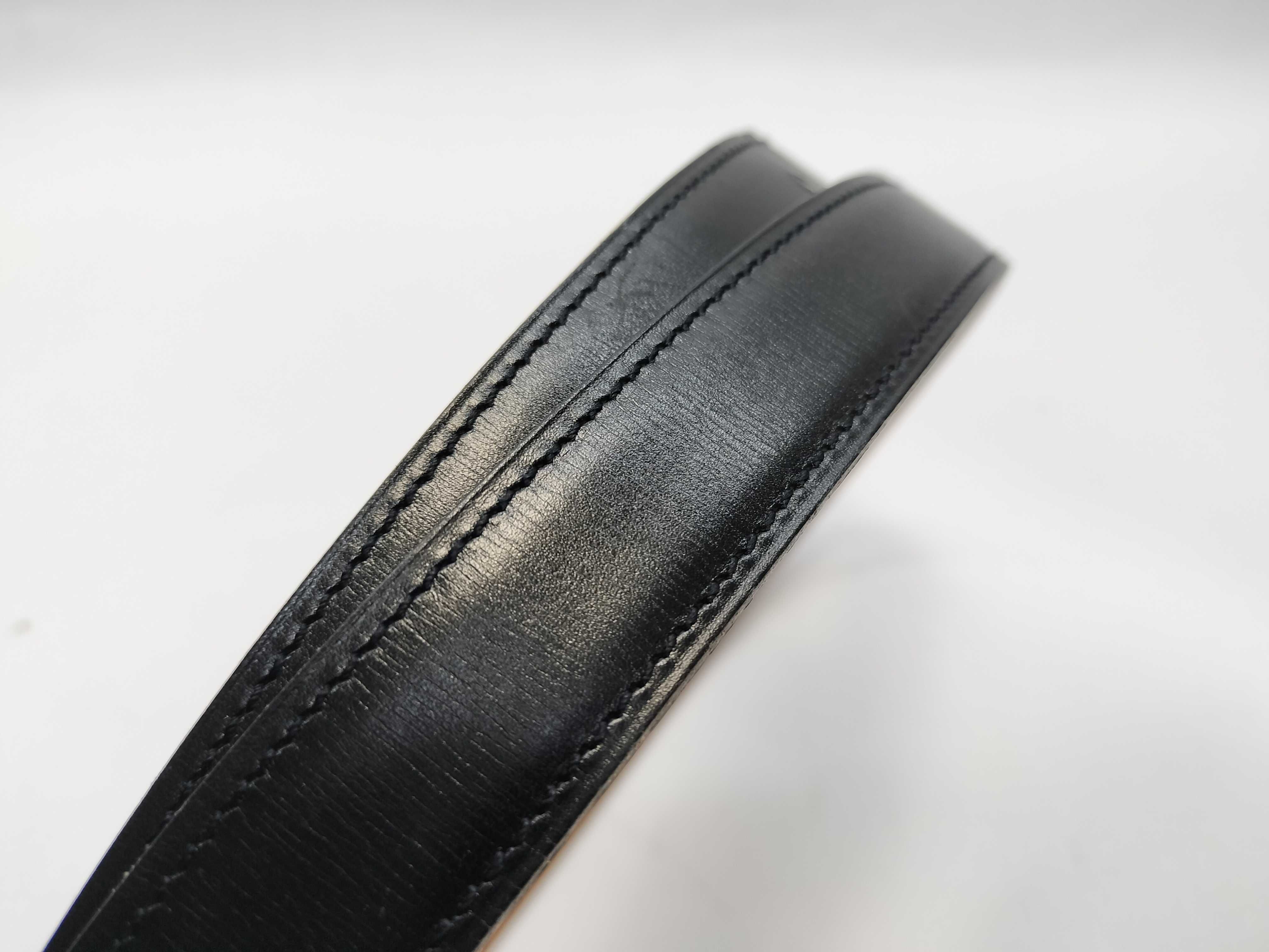 G stamp, no buckle, leather part only, belt — view 8