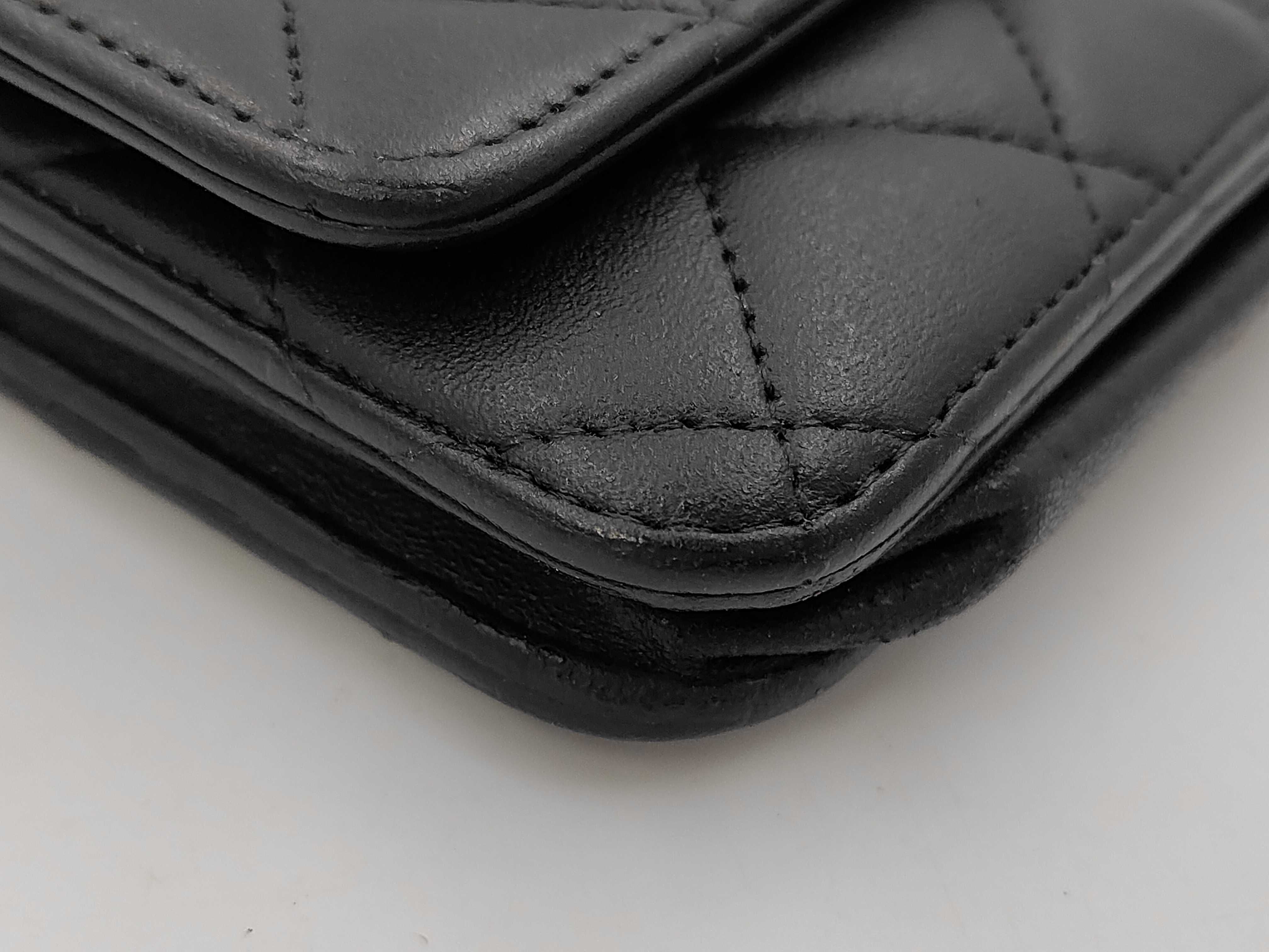 Lambskin Wallet Chain Shoulder Bag — view 3