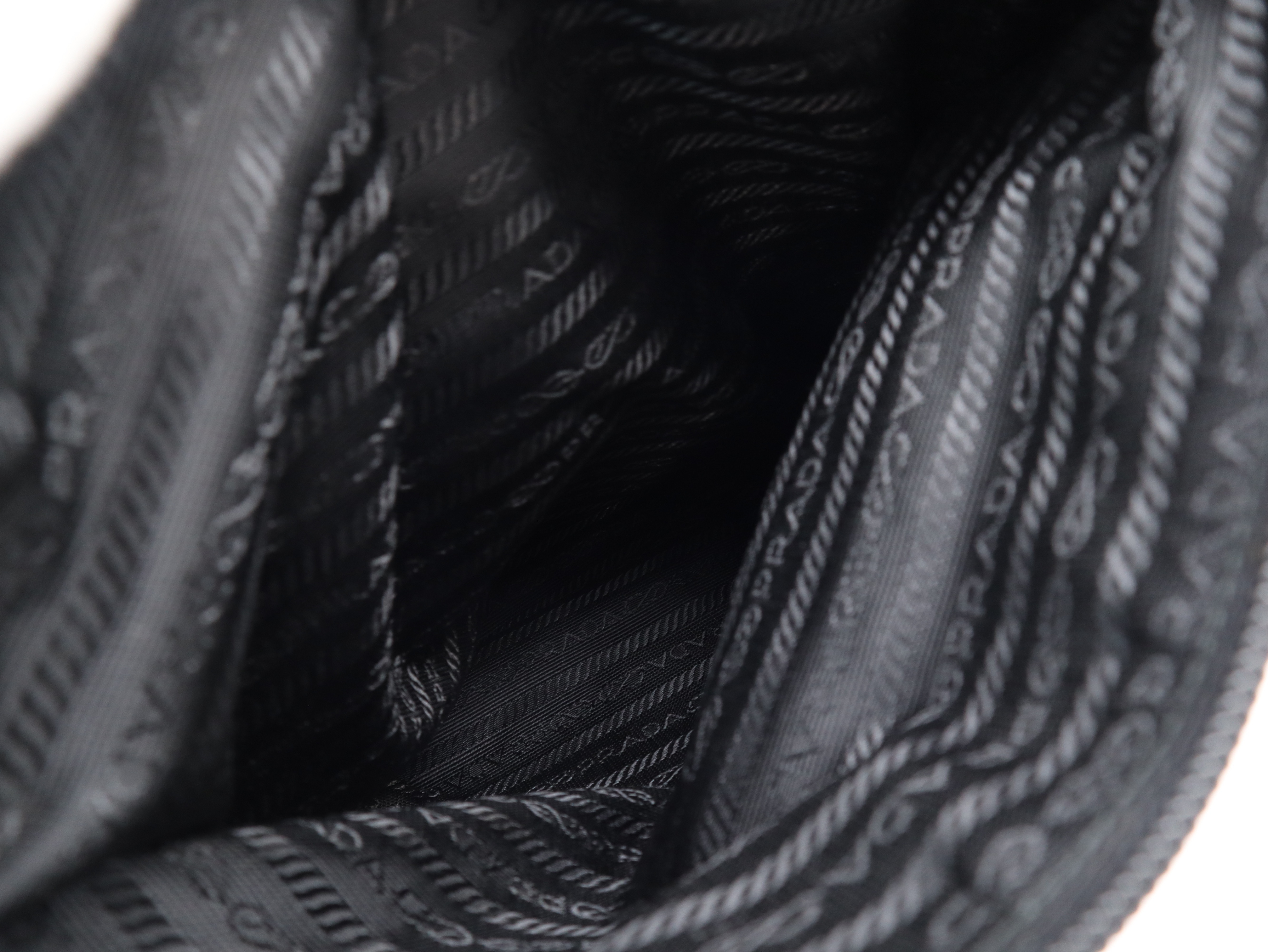 Nylon Tote Bag, Black, with Dust Bag — view 12